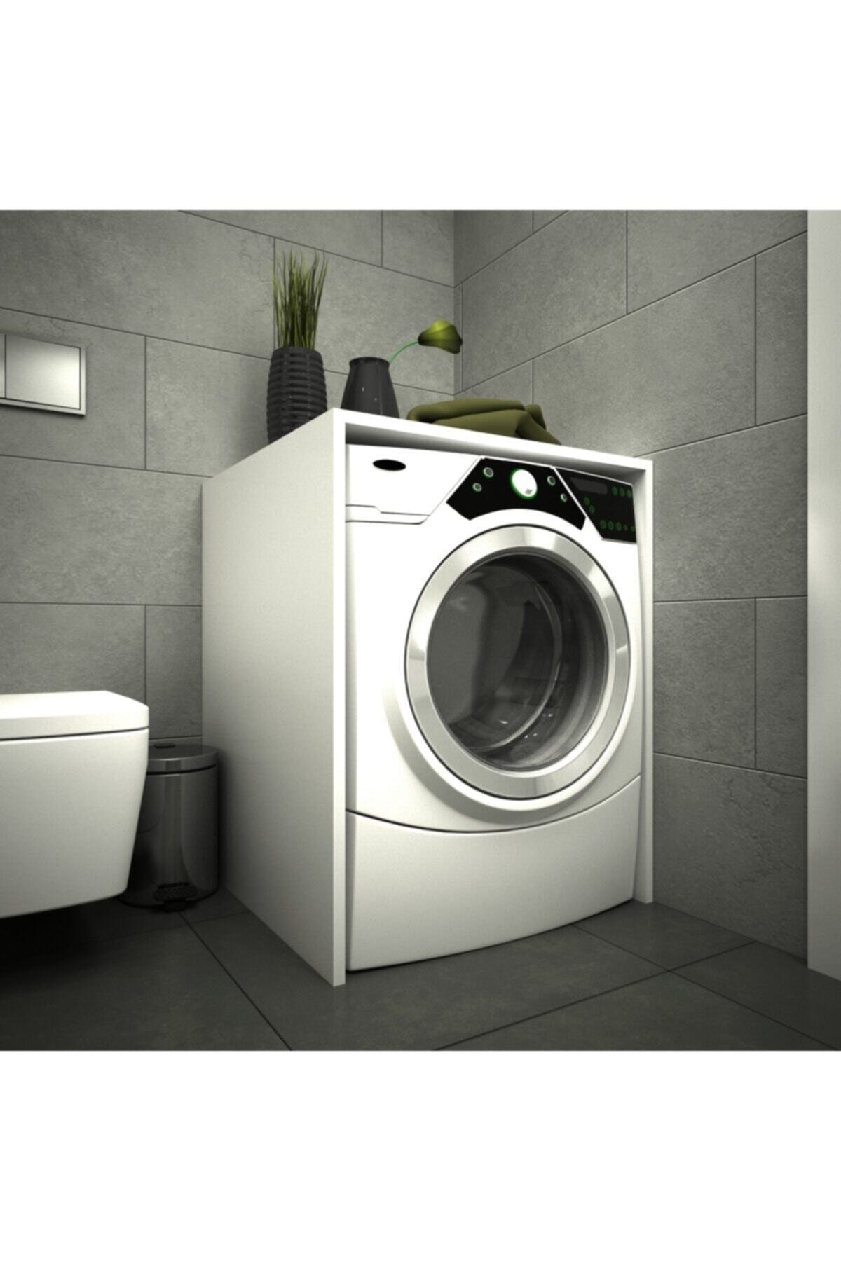 EraHome Mine Çamaşır Makinası Alt Dolabı Kapaksız Beyaz