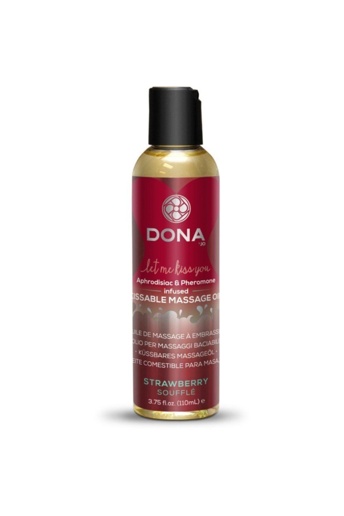 Dona Kissable Massage Oil 110 Ml Çilekli Masaj Yağı