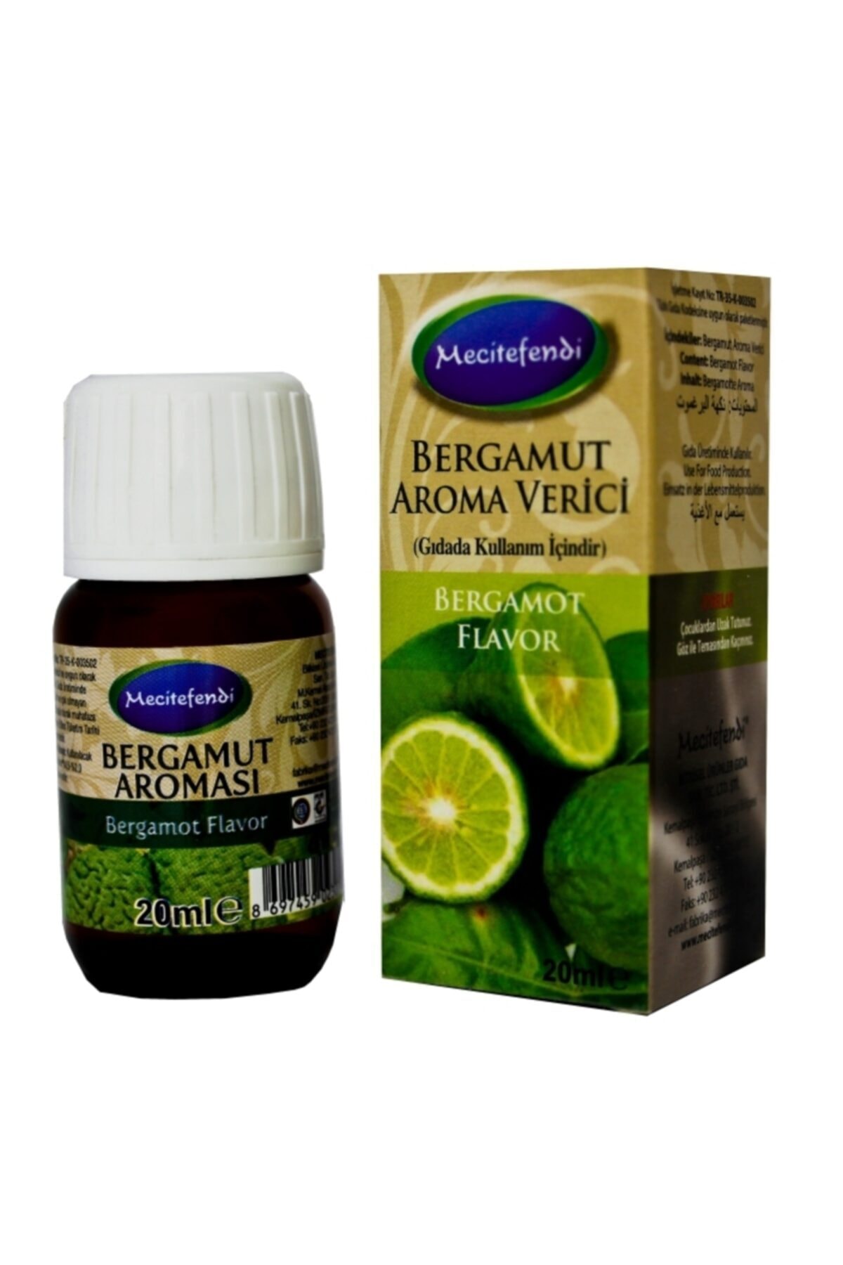 Mecitefendi Bergamut Aroma Verici 20ml