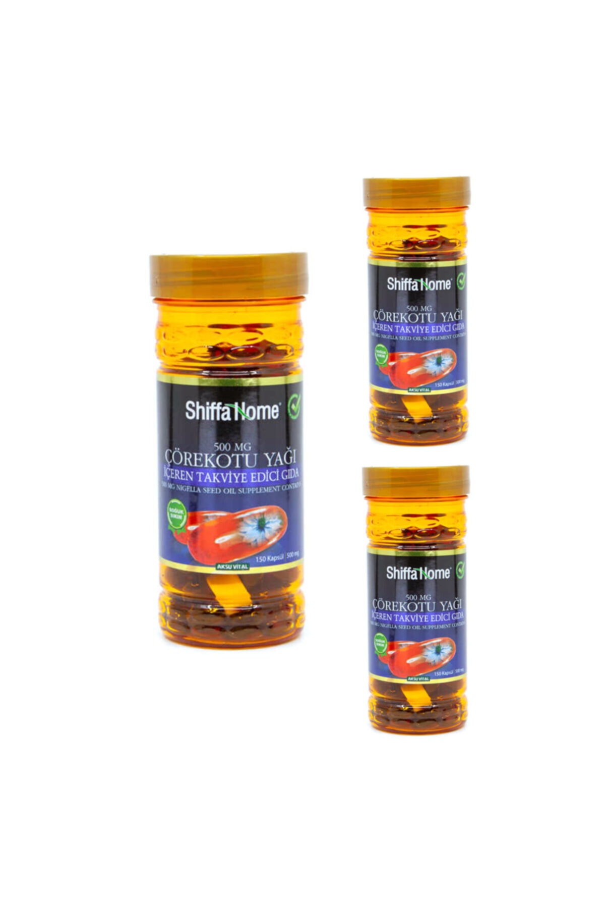 Shiffa Home Çörekotu Yağı Softjel - 500 mg X 3 Adet