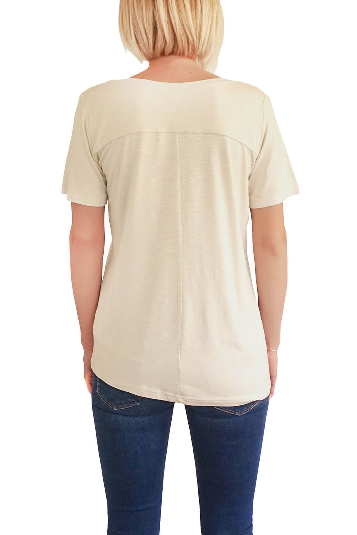 MOF Kadın Taş T-Shirt VYCT-T 2