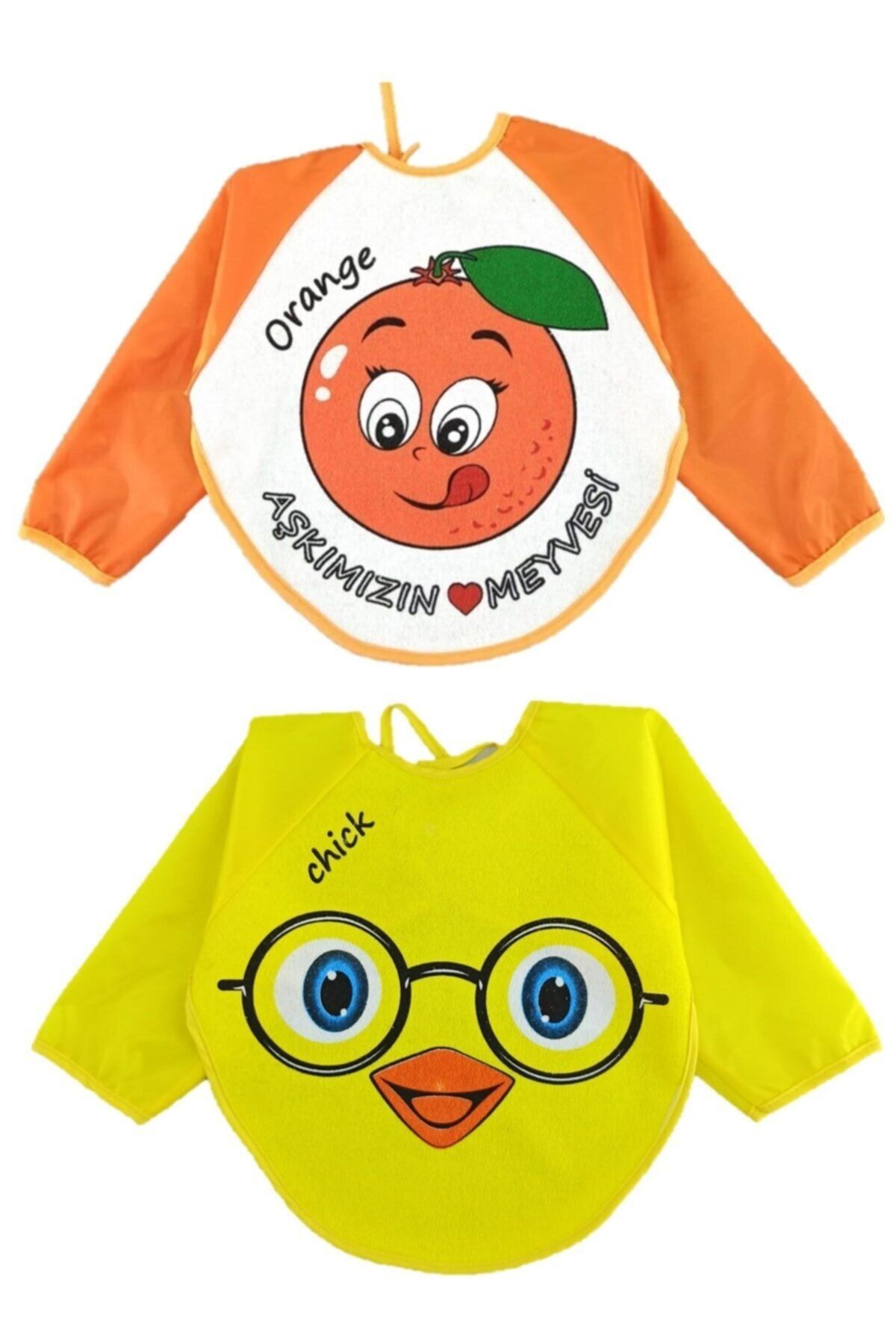 Aydınlar Bebek Mama Önlüğü 2'li