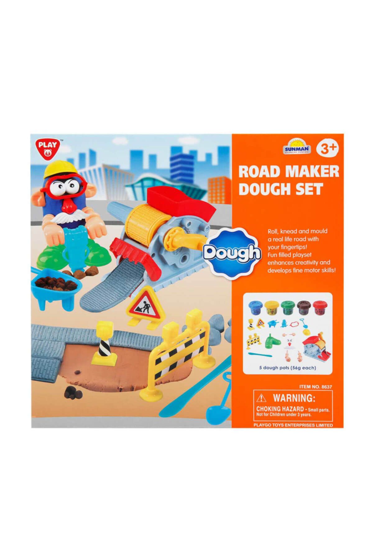 Sunman Playgo Yol Yapımı Oyun Hamur Seti /