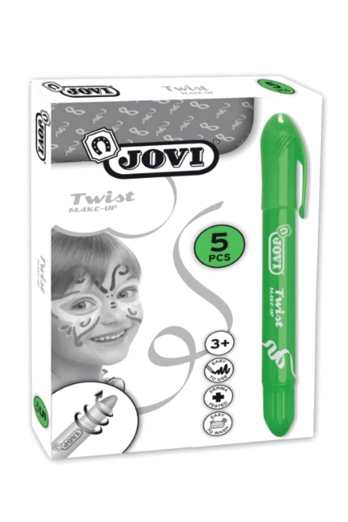 Jovi Yüz Boyama Kalemi Yeşil 5 Li