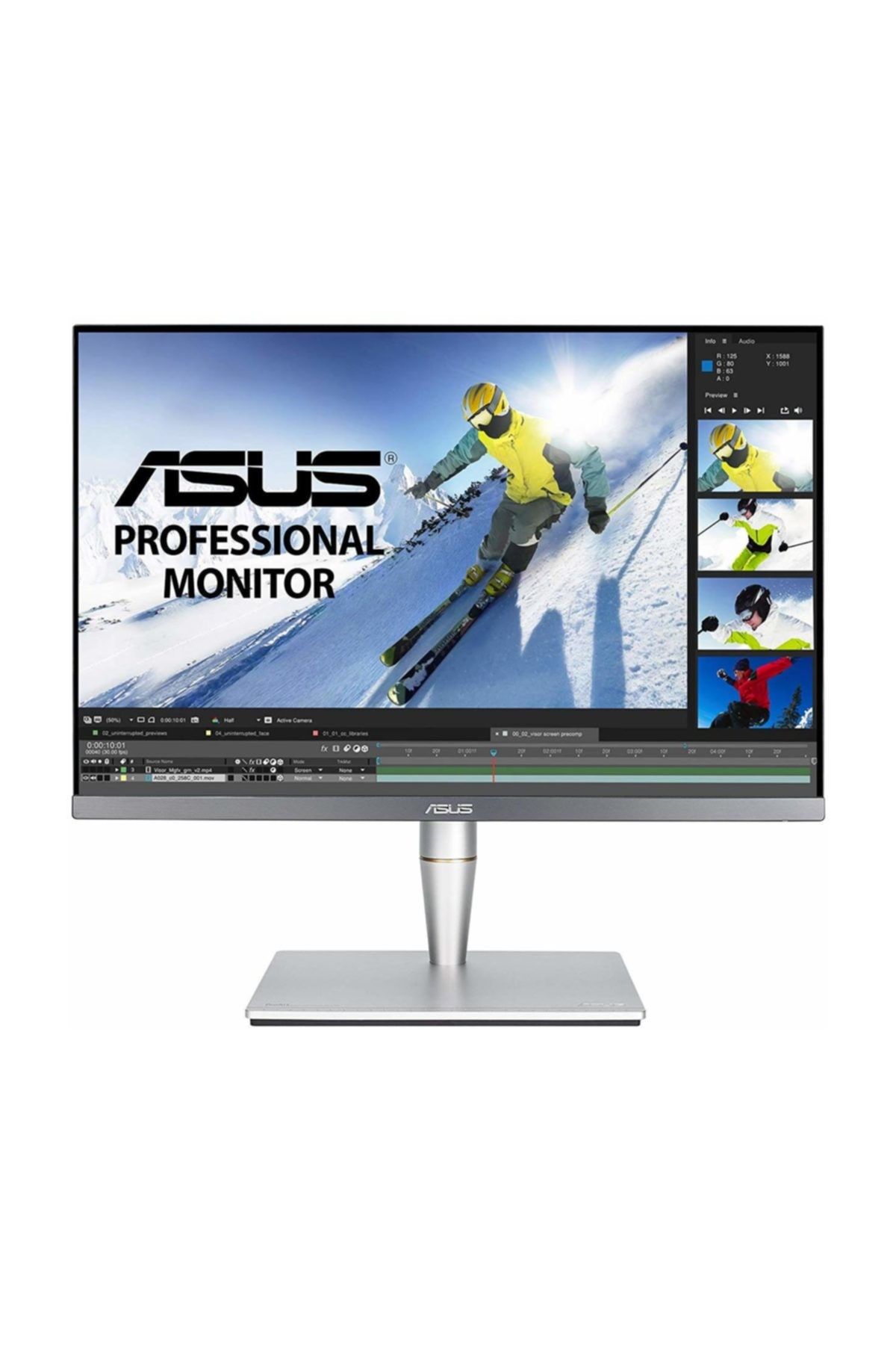 ASUS 24.1'' PA24AC 5ms HDMI+ Display Full HD IPS Monitör
