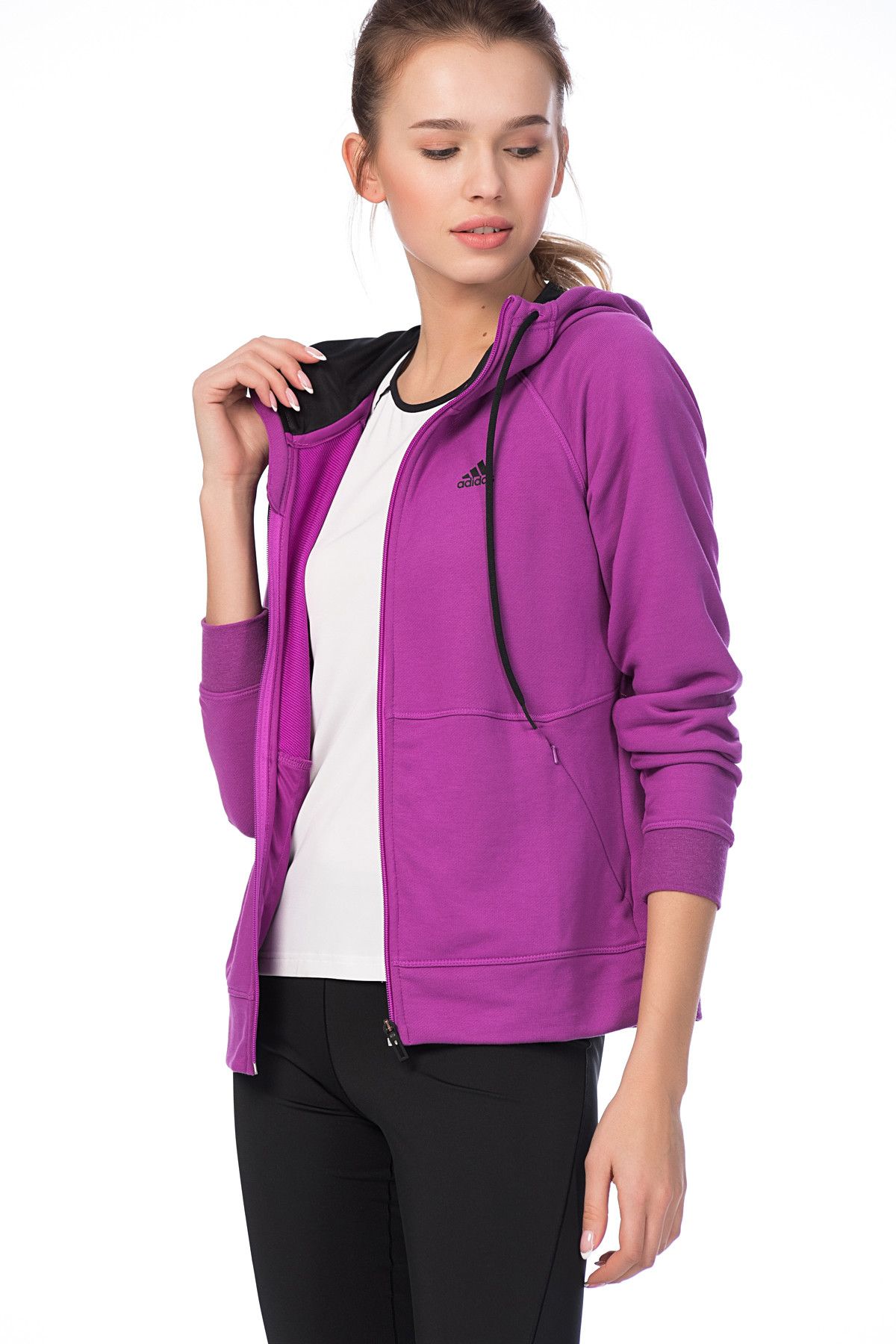 adidas Kadın Sweatshirt - Prİme Hoody - AY5457