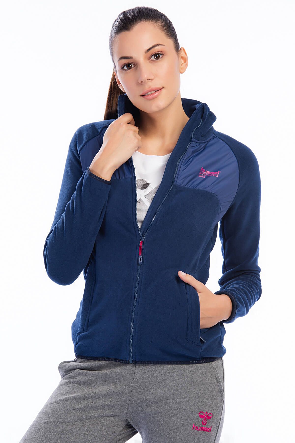 HUMMEL Kadın Sweatshirt Adesa Fleece Zip Jacket