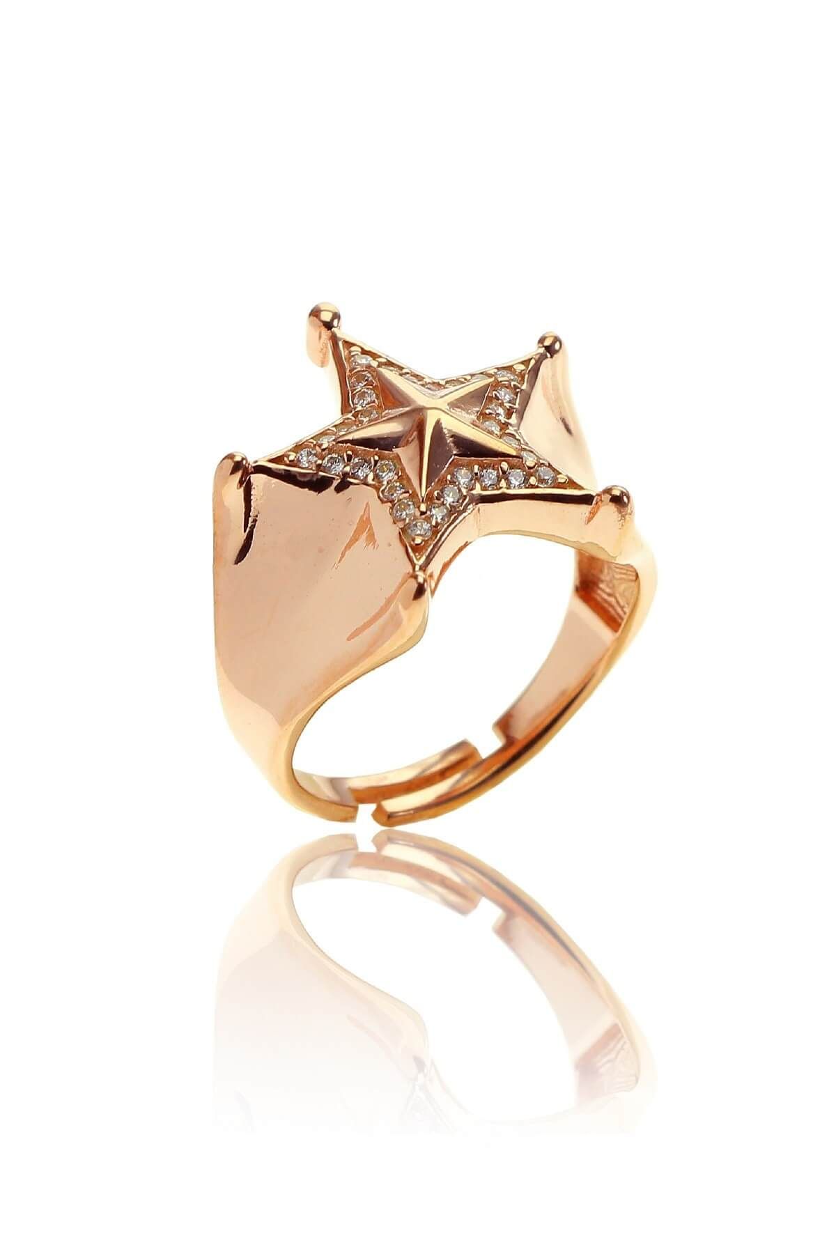 Söğütlü Silver Kadın Star Yüzük SGTL7762