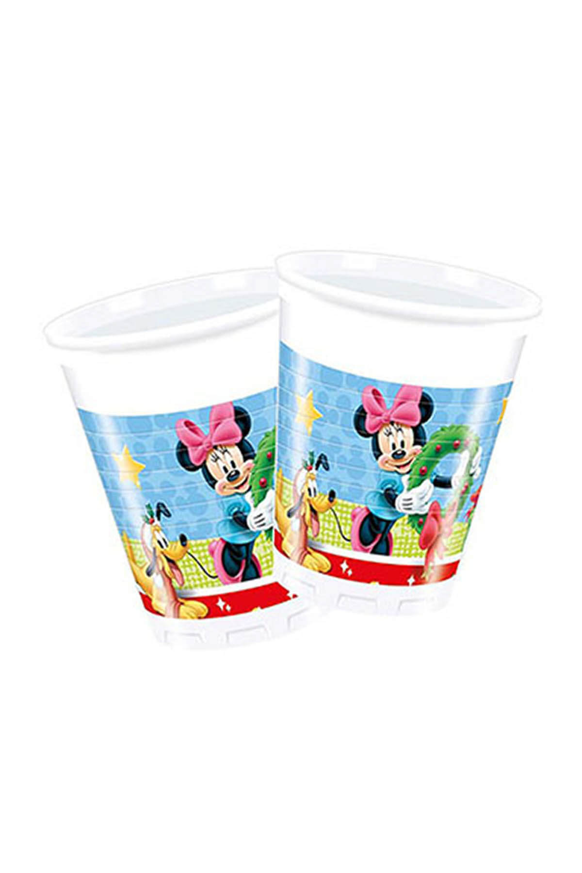 Kullan At Market Mickey Yılbaşı Plastik Bardak 200cc