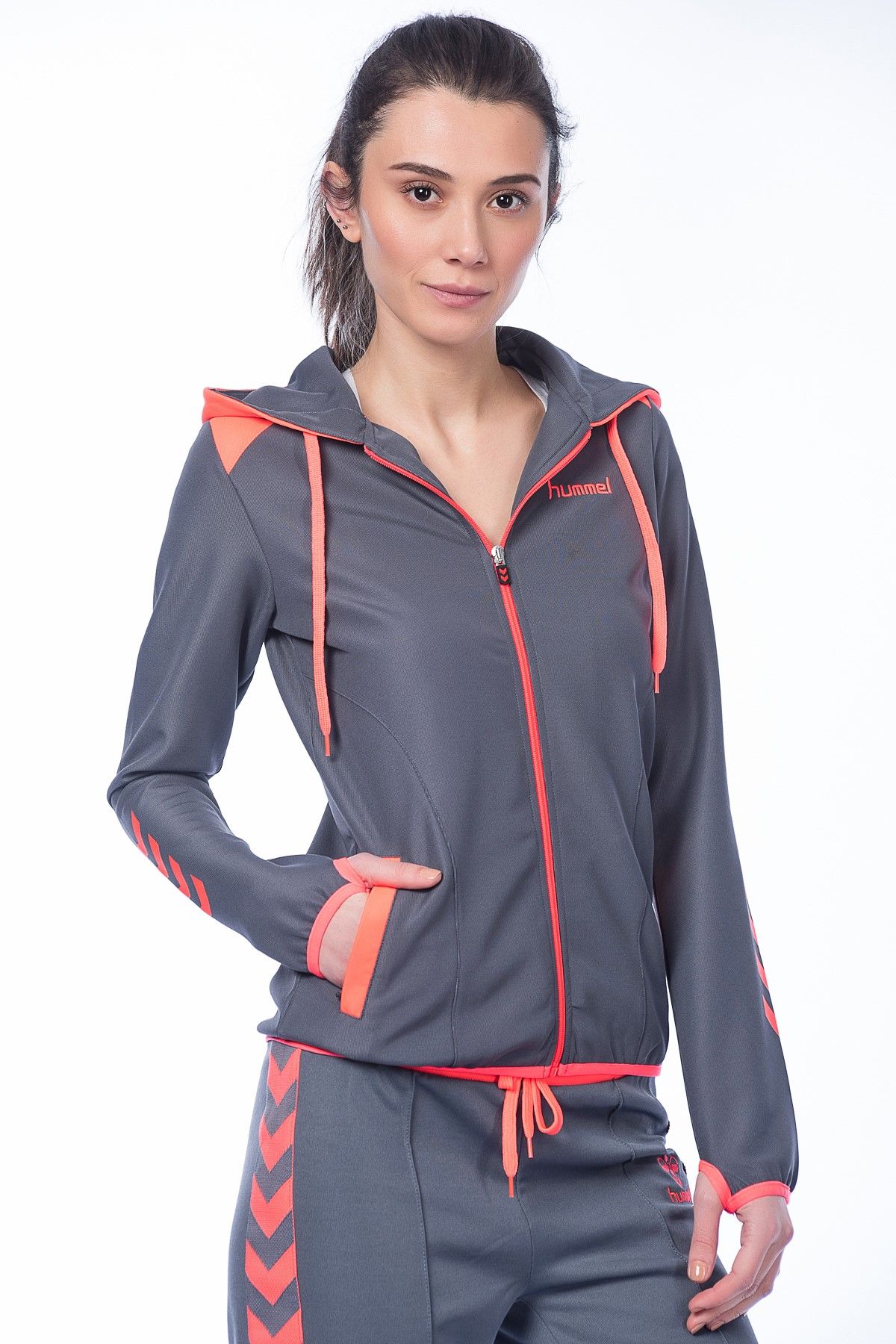 HUMMEL Kadın Sweatshirt Kate Zip Hoodie