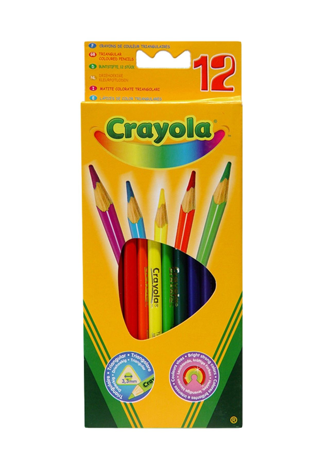 Crayola Kuru Boya Kalemi 12 Renk /