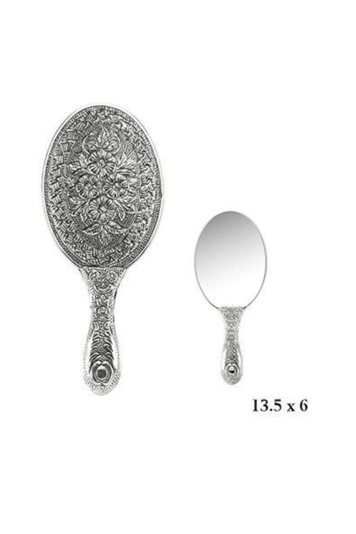 Söğütlü Silver Kadın Gümüş El Aynası ayna100