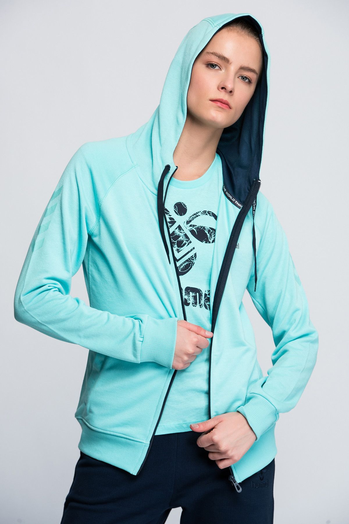HUMMEL Kadın Sweatshirt Frısta Zıp Hoodıe