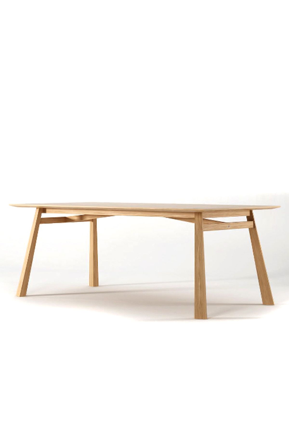 Synapse Woodha Masif Yemek Masası Long Table 180X90