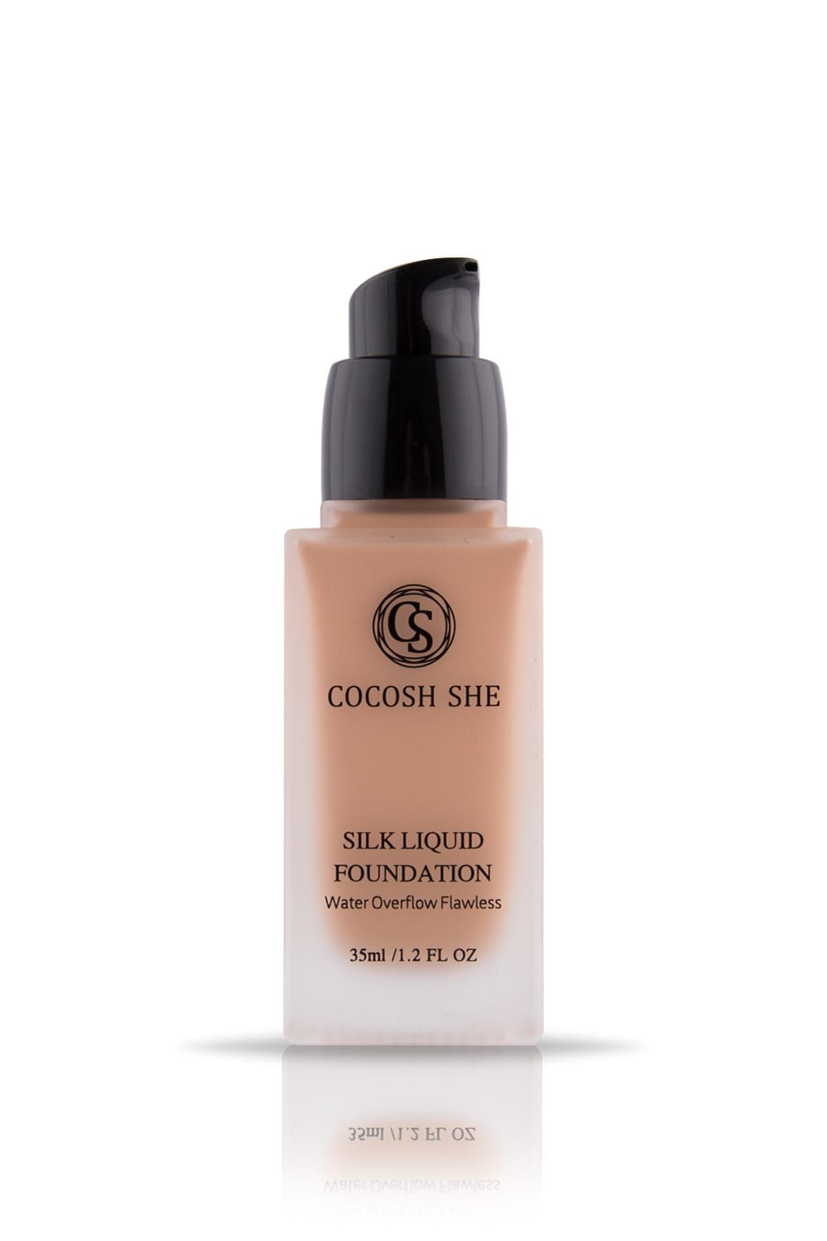 Cocosh She Fondöten - Waterproof Silk Liquid Foundation 04 Camel 8681569700437