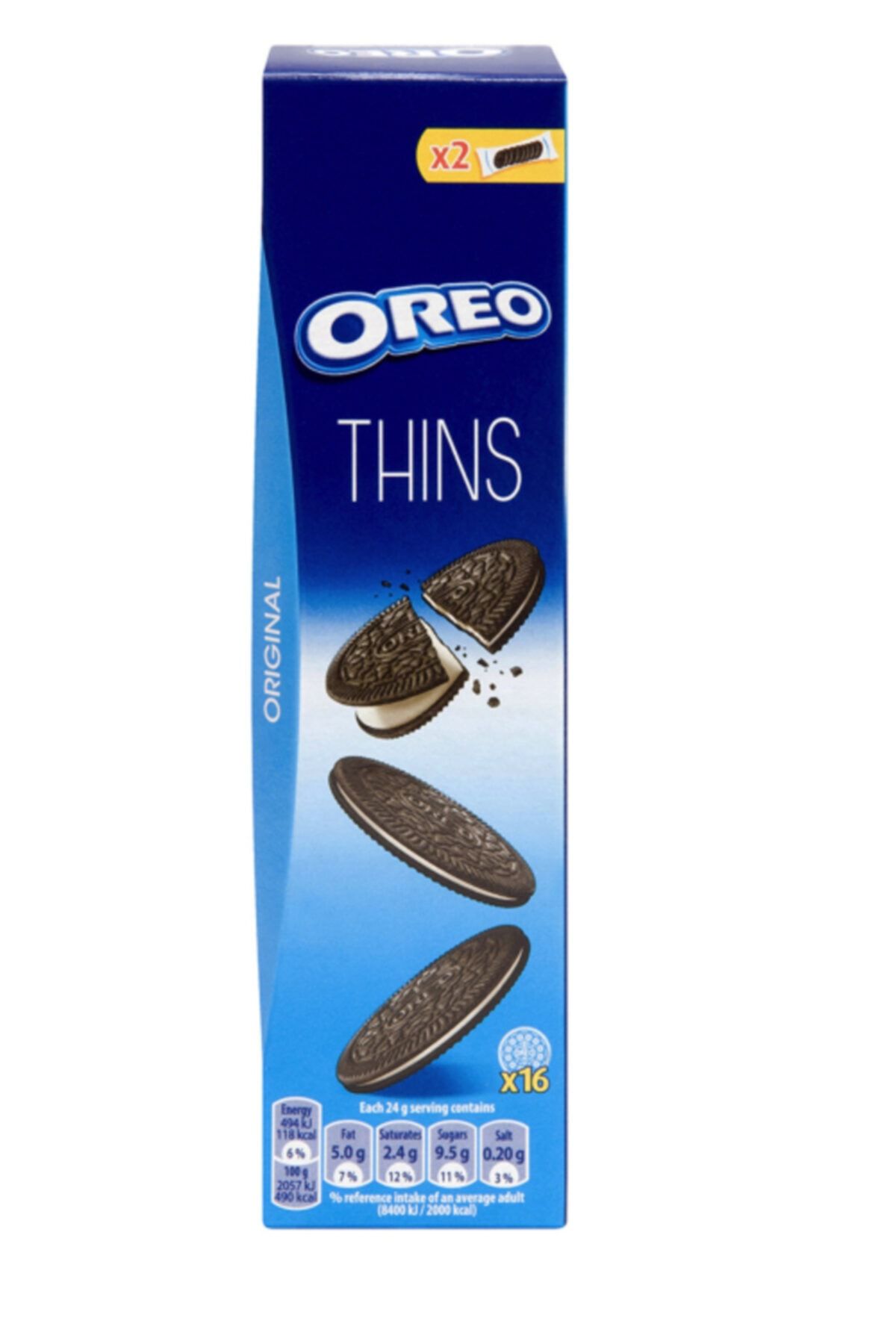 Oreo Thins Beyaz Kremalı Bisküvi Original 96 gr
