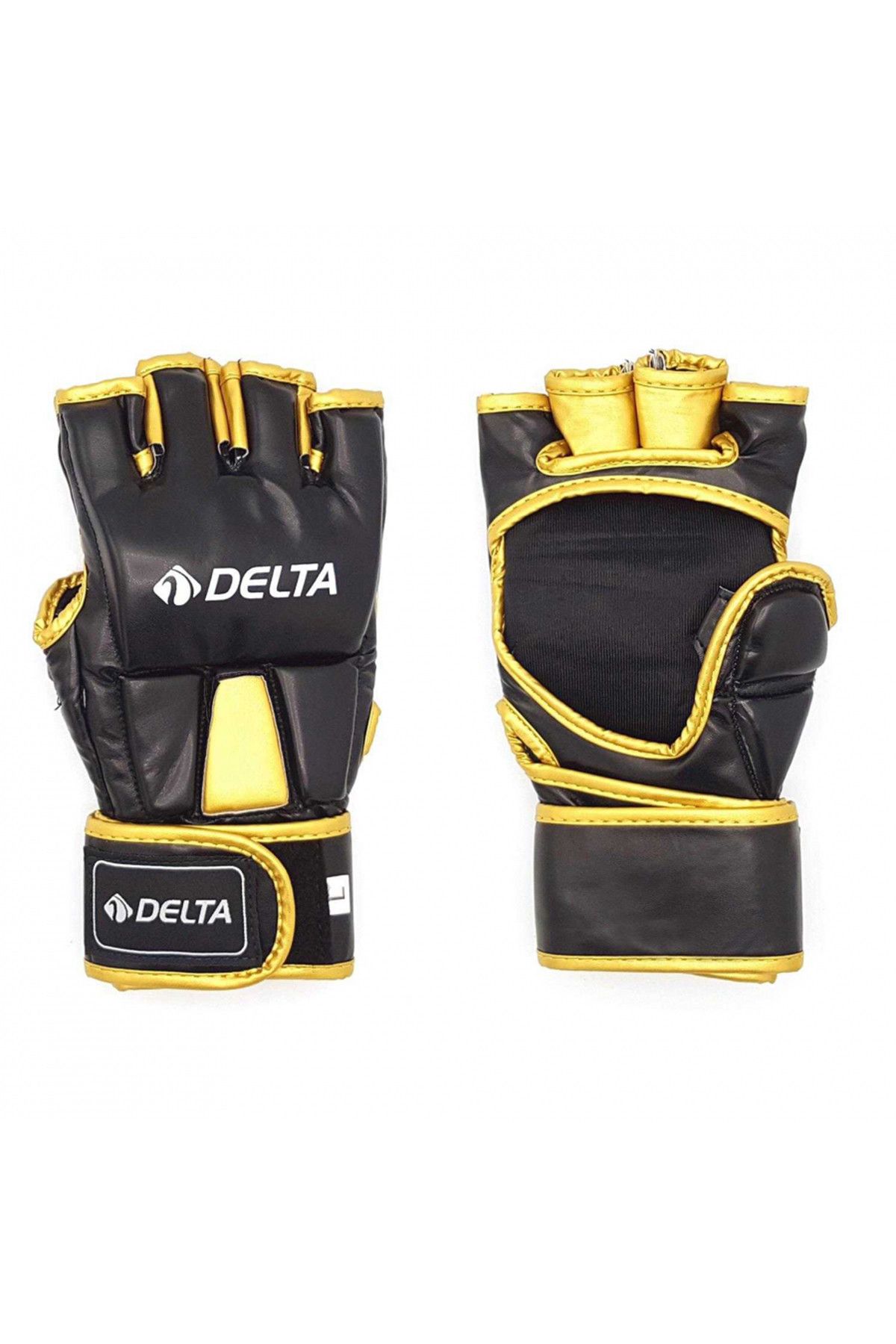Delta 1 Çift Altın Renk MMA Eldiveni BM 1007
