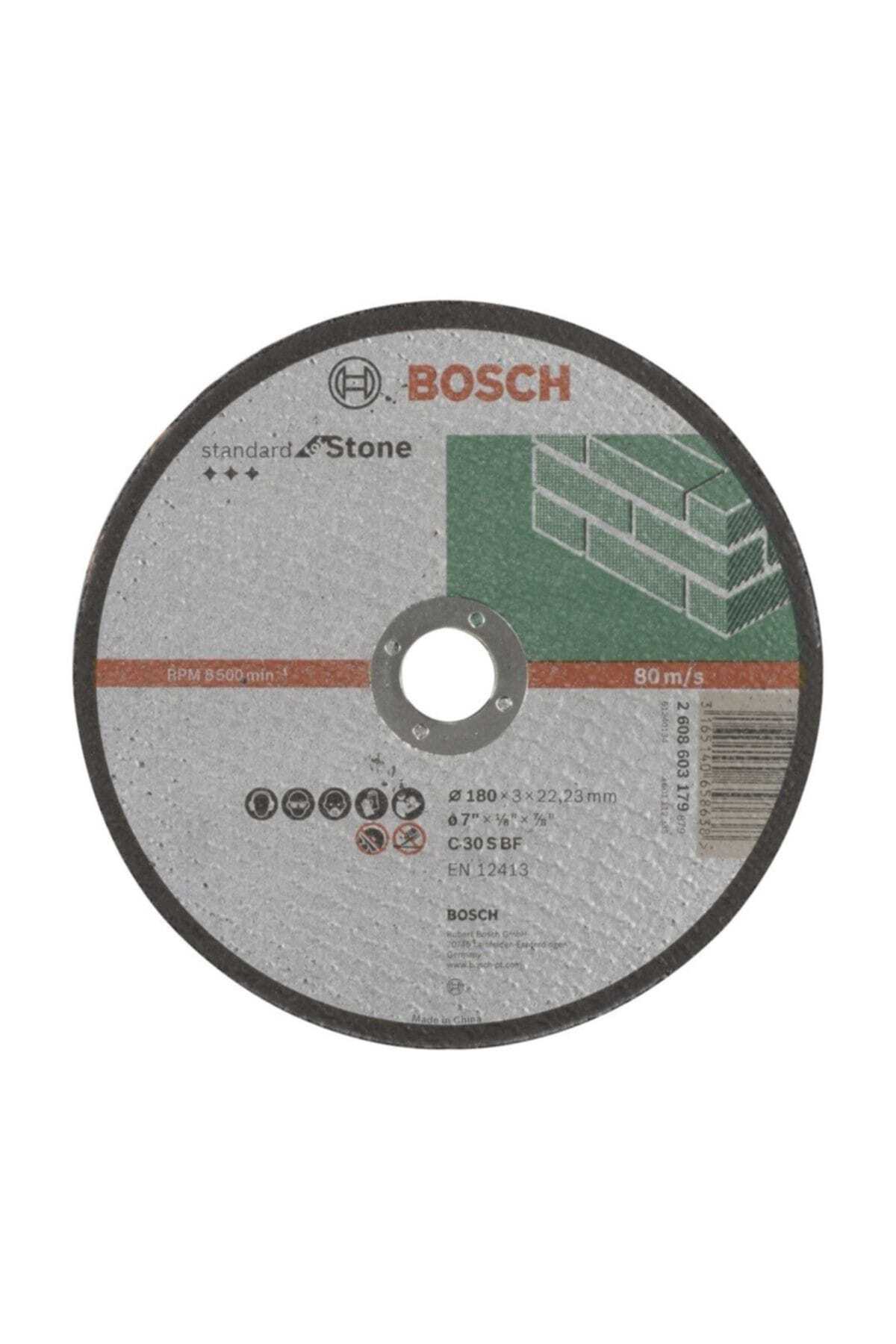 Bosch 180*3,0 Mm Standard For Stone Düz