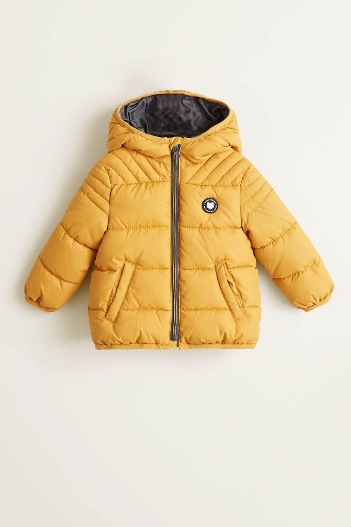 mango sari erkek bebek mont 33053025 fiyati yorumlari trendyol