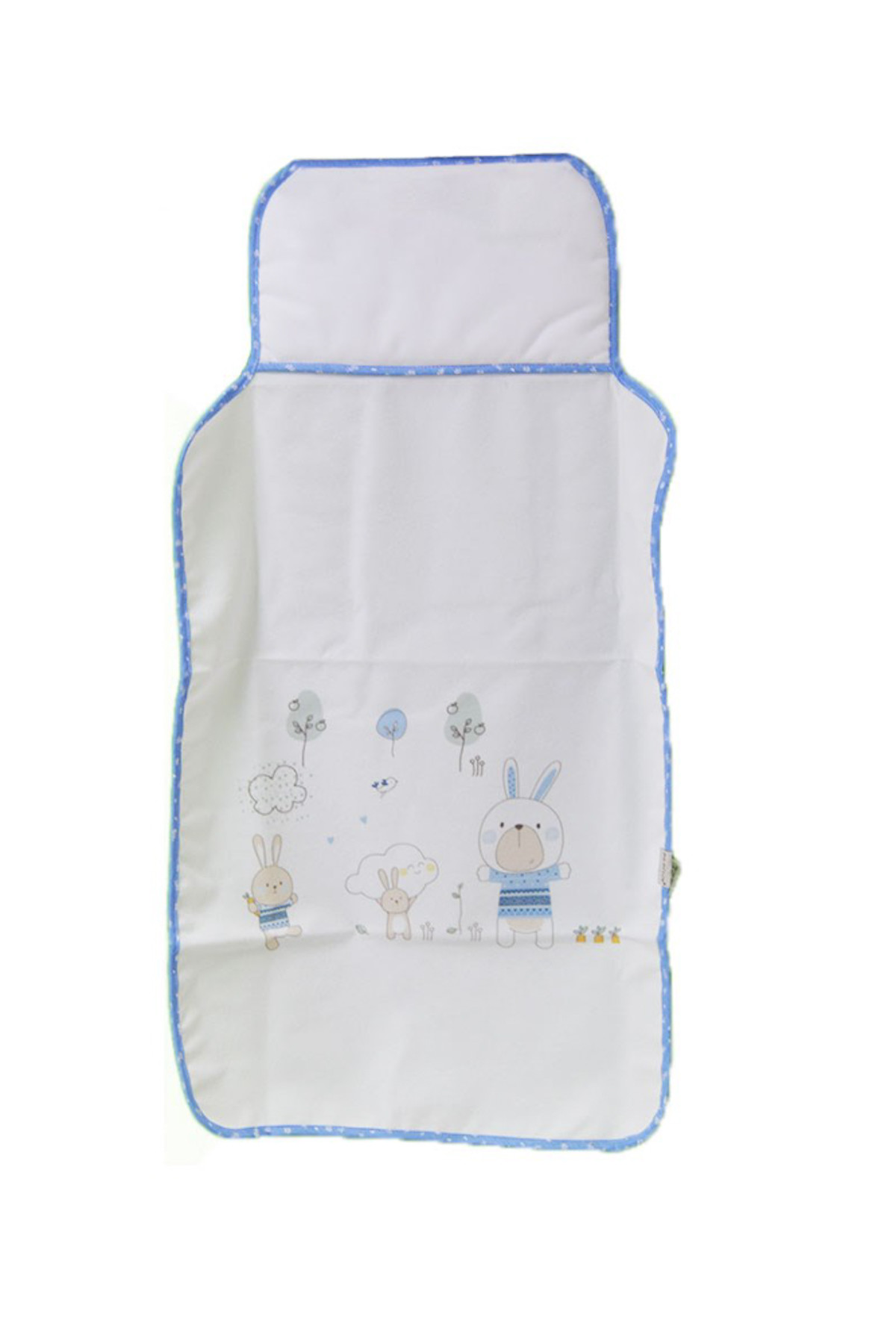 Bebitof Tavşan Baskılı Pratik Alt Açma Seti Mavi