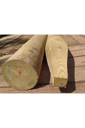 Emprenyeli Ahşap Direk Herek Kazık (bağ Kazığı) 10 Çap 150cm 5'li Paket Image 0