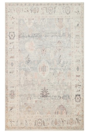 Grace Grc 02 Sky Pastel Tonlara Sahip Vintage Desenli Şık Halı Image 0
