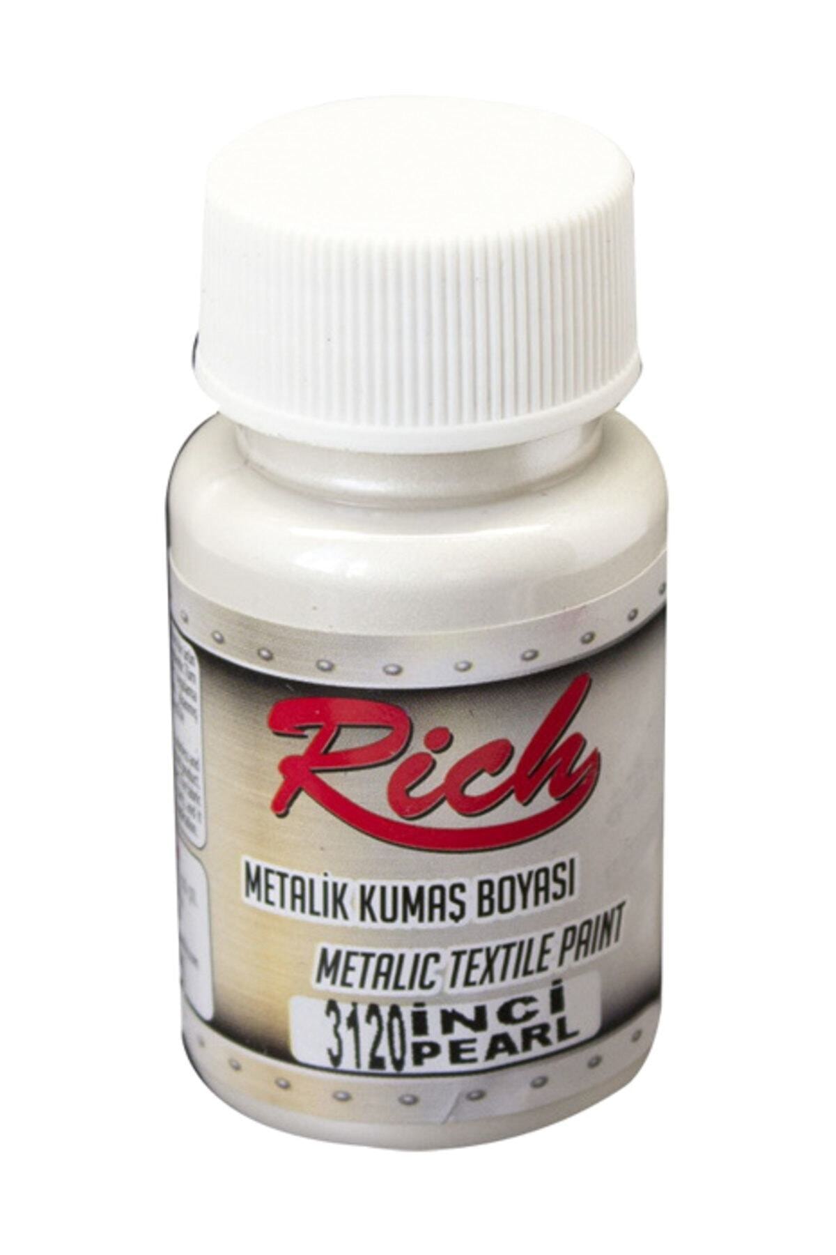 Rich Metalik Kumaş Boyası 50 cc. 3120 İNCİ