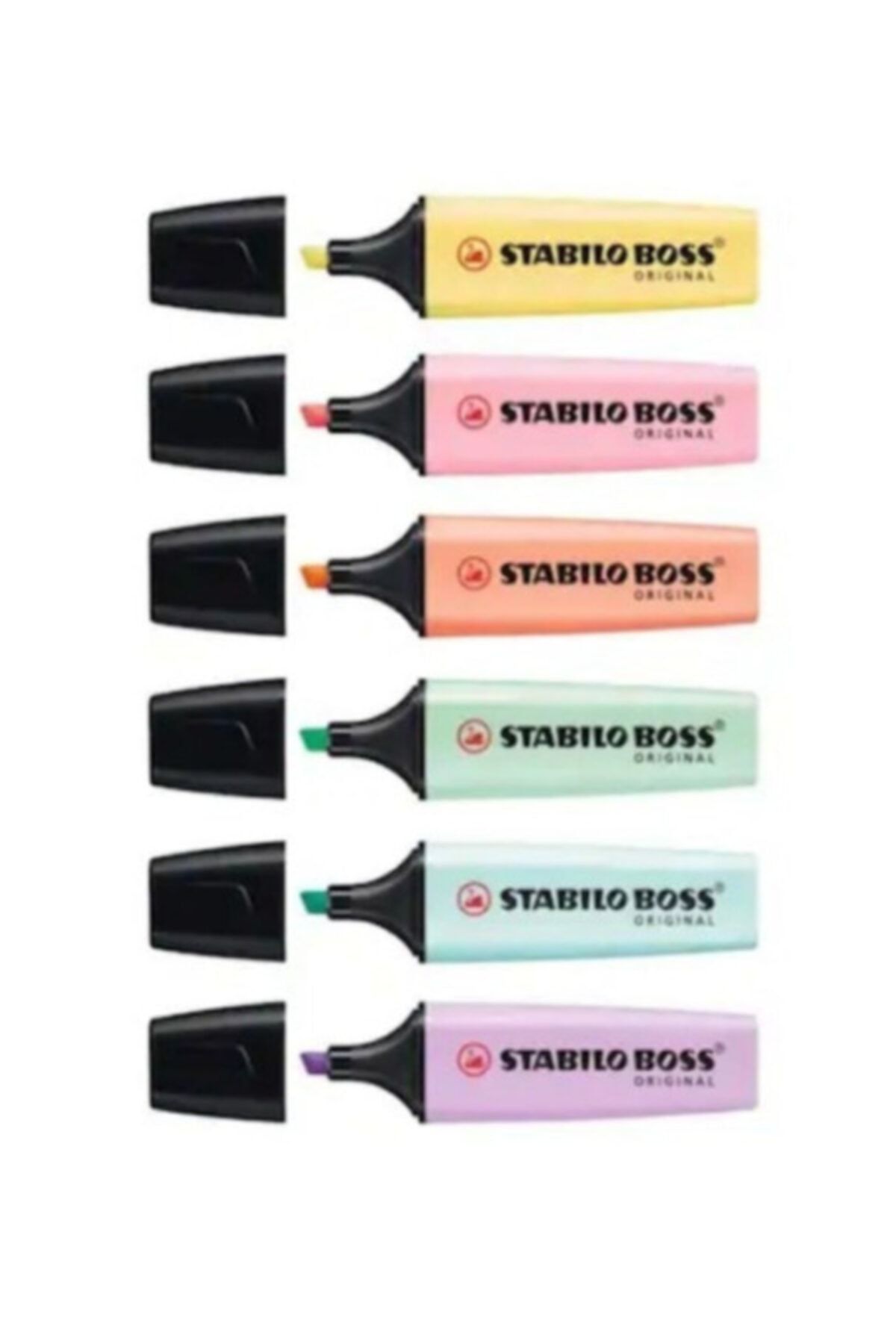 Stabilo Boss Fosforlu Kalem Pastel Renkler 6adet