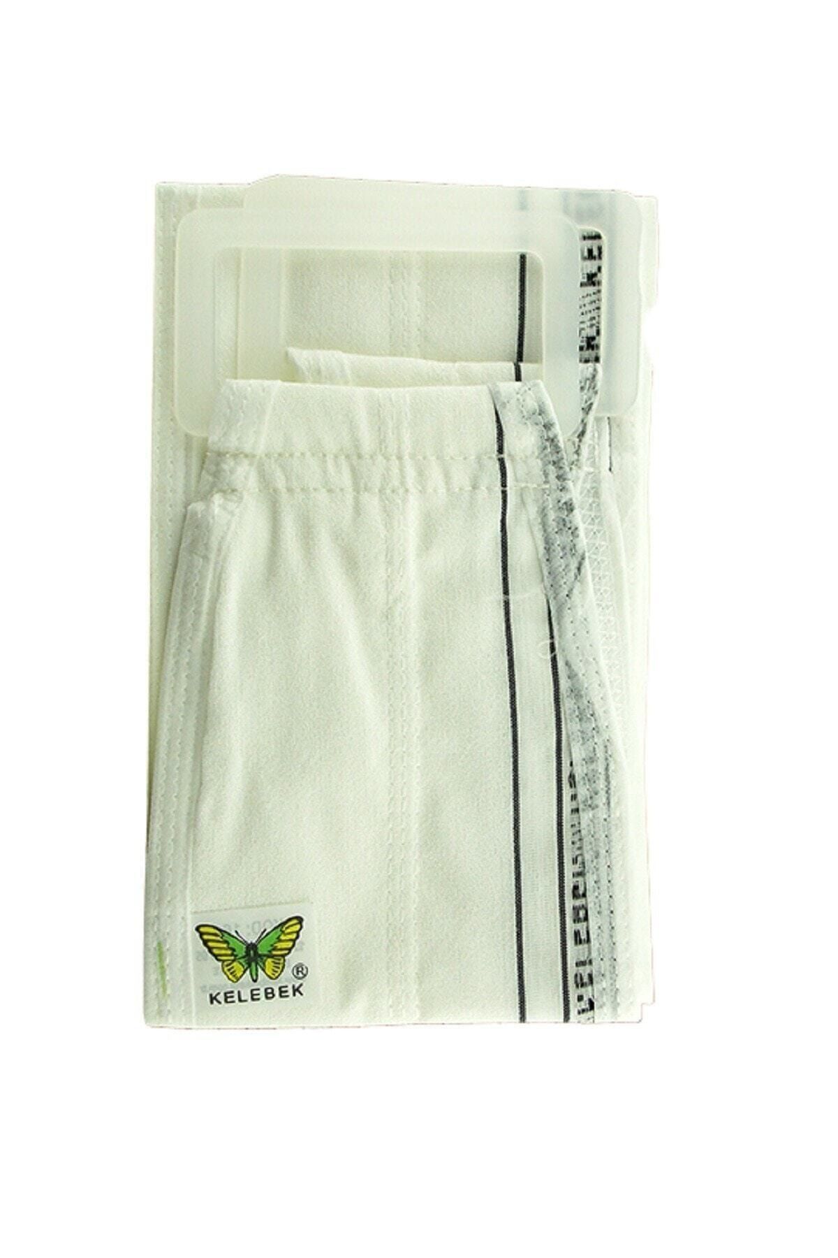Kelebek Kese Beyaz Bekar Sırt Kese Banyo Hamam Kesesi 80x12 Cm