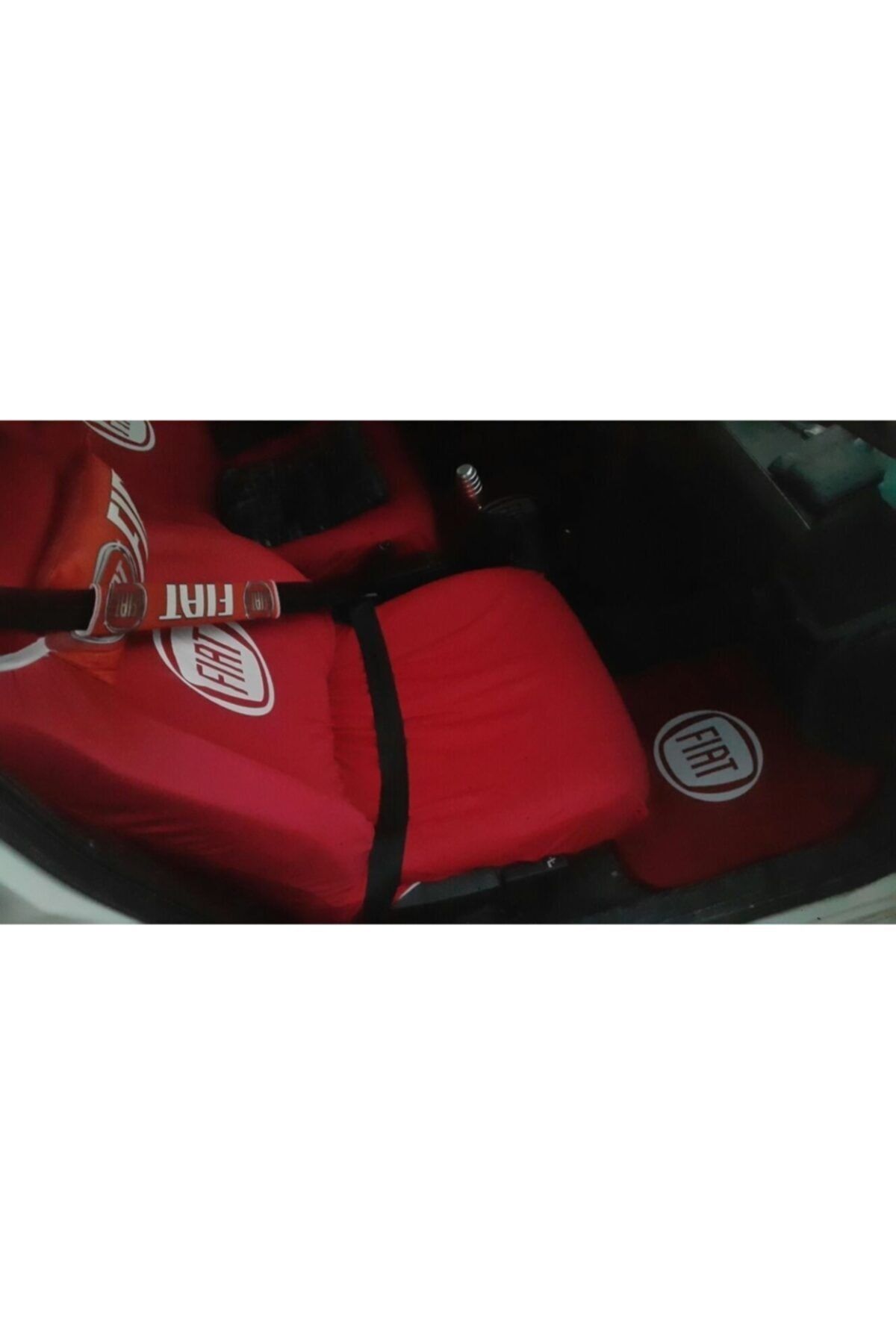 şimika Fiat Ön Koltuk+2 Li Yastık+logolu Halı Paspas+direksiyon Kılıfı
