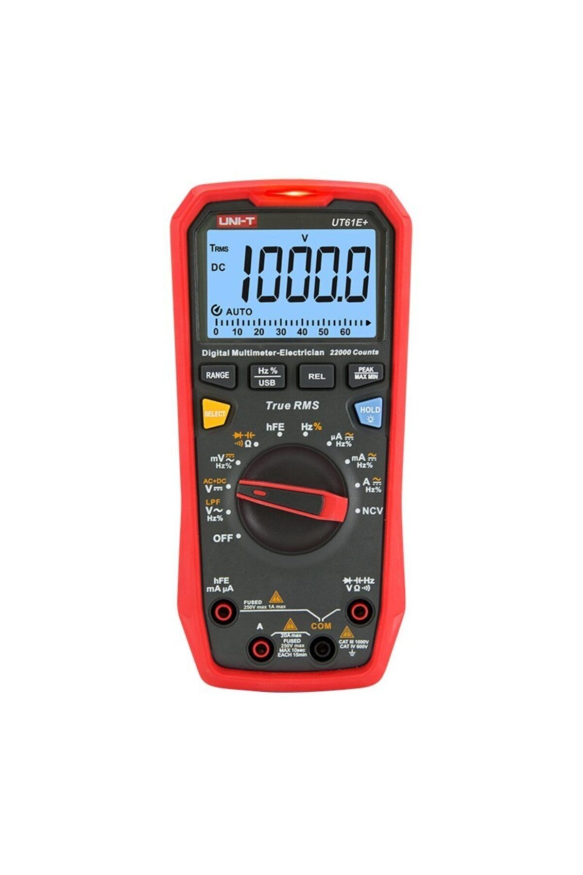 Unit True Rms Dijital Multimetre Ut61e + 1000v