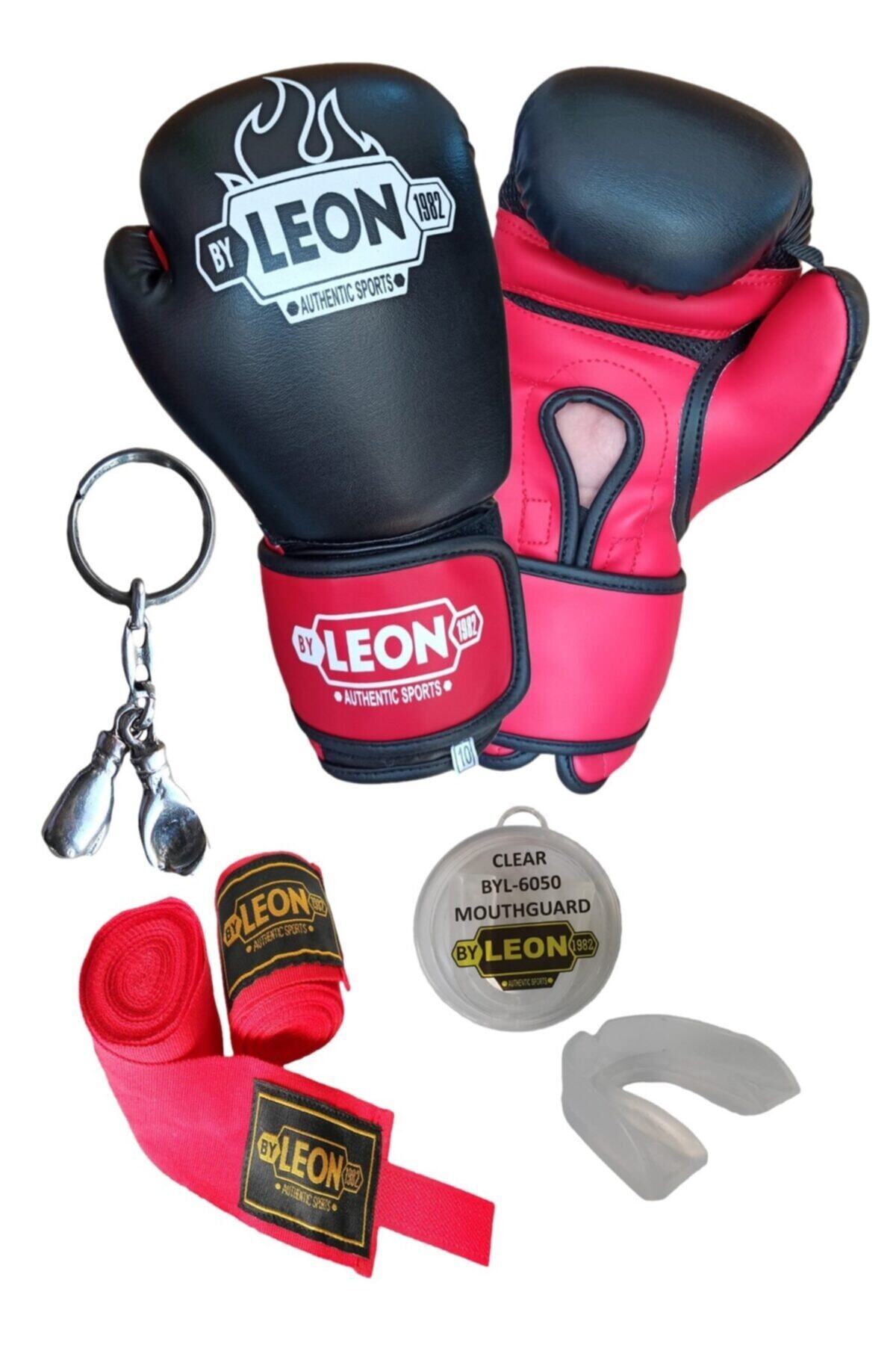 By Leon 1982 Kickboks Bok Thai Eldiveni Anahtarlık Dişlik 3,5 Metre Bandaj Seti