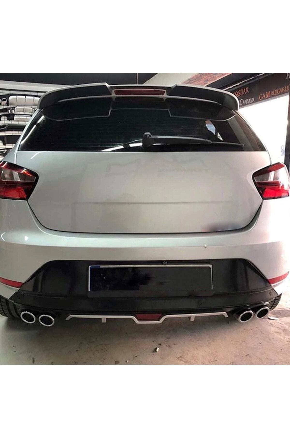 KG GROUP Seat Ibiza Krom Çift Egzoz Görünümlü Difüzör 2009-2014 Arası