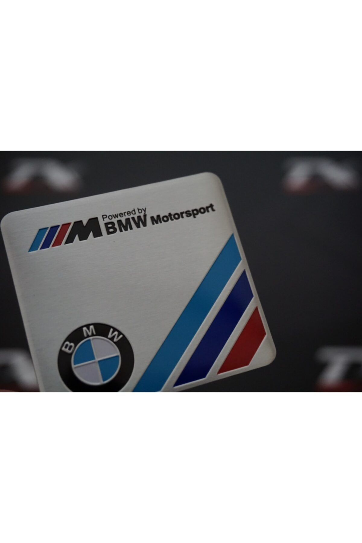 M POWER Bmw M Motorsport Body Logo Plaka 3m Metal Oem Yeni Ürün