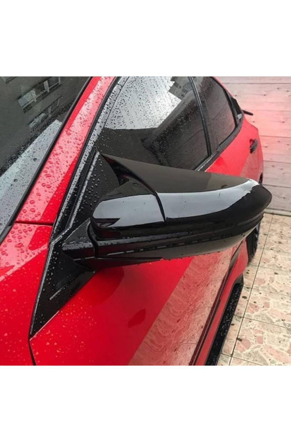 Avsaroto Fiat Egea Piano Black Parlak Siyah Batman Yarasa Ayna Kapağı