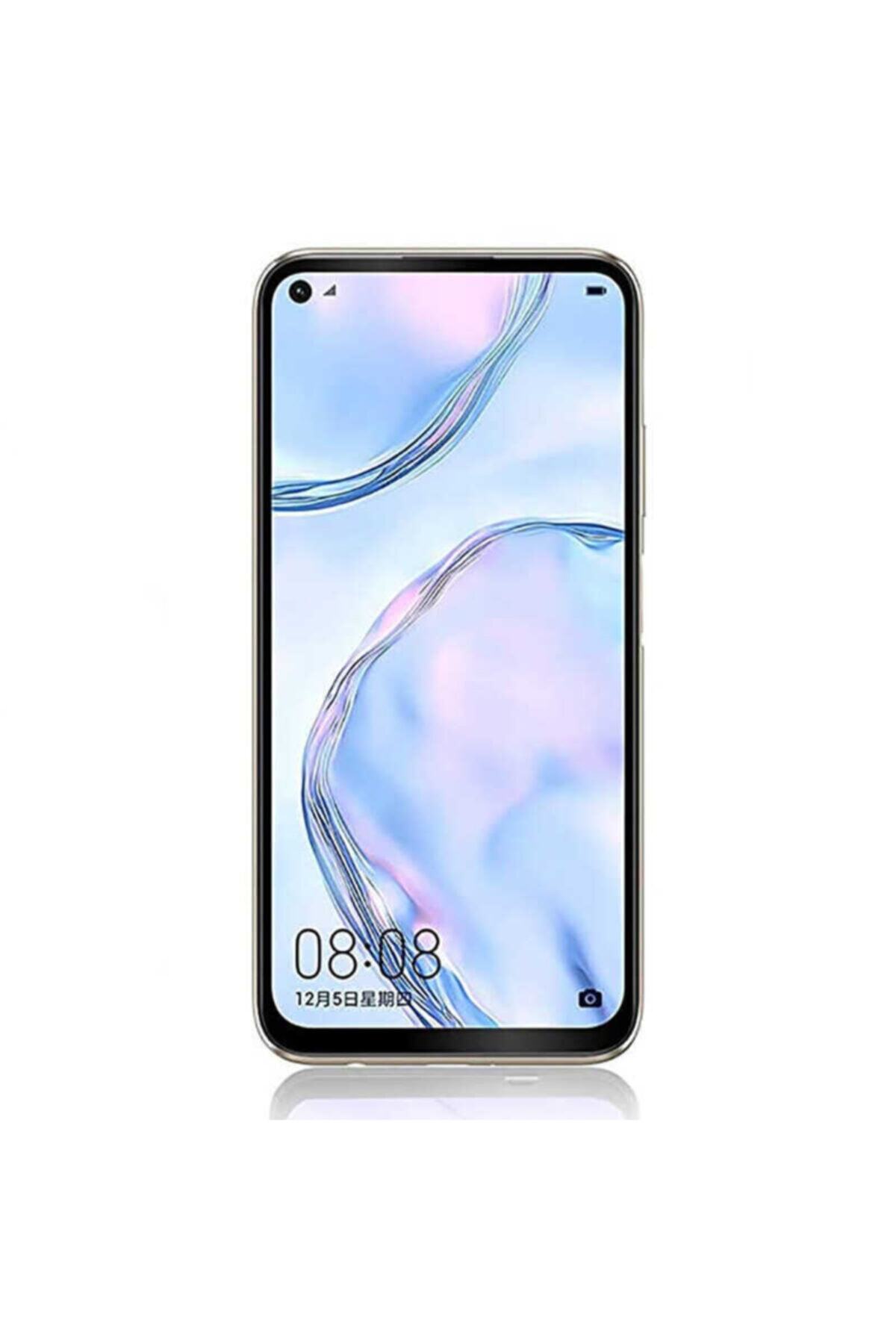 Huawei P40 Lite E Kenarları Kırılmaya Dayanıklı Cam Ekran Koruyucu