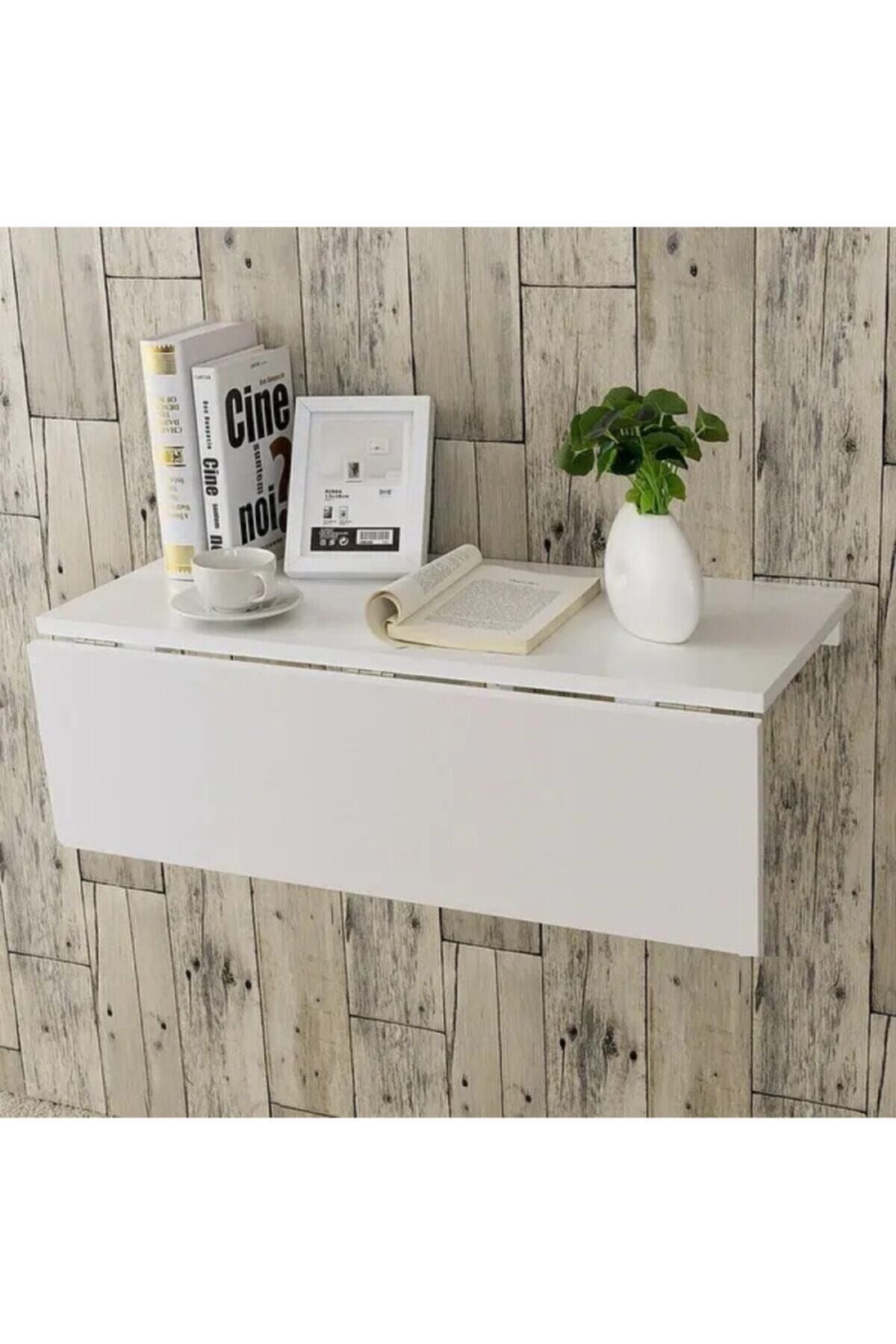 boyd katlanir dekoratif duvara monte takilan masa mutfak masasi calisma masasi 45 x 60 fiyati yorumlari trendyol