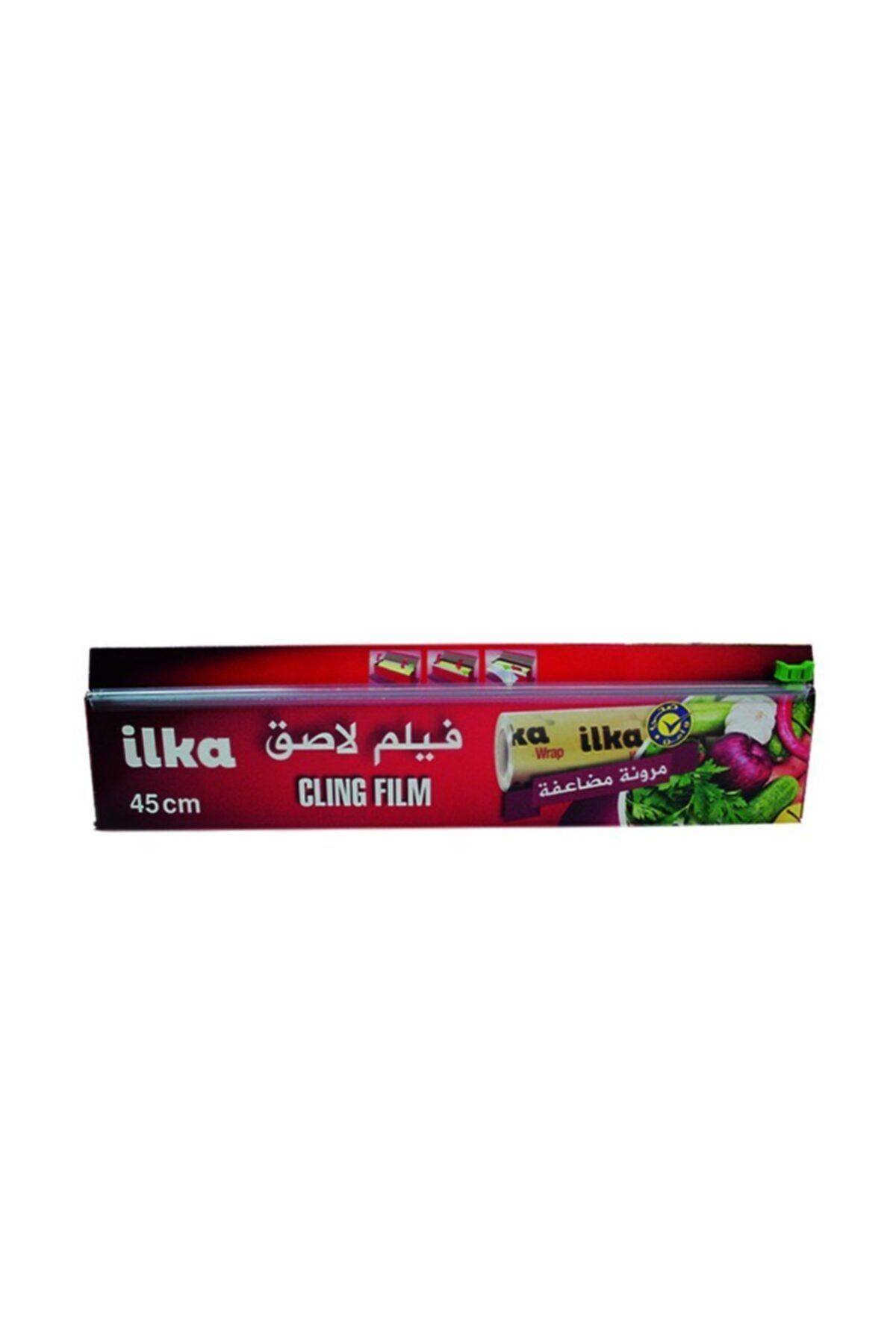 İlka Wrap Streç Film 45 X 150 Mt 8 Mic Kayar Bıçaklı ( 1 Adet )