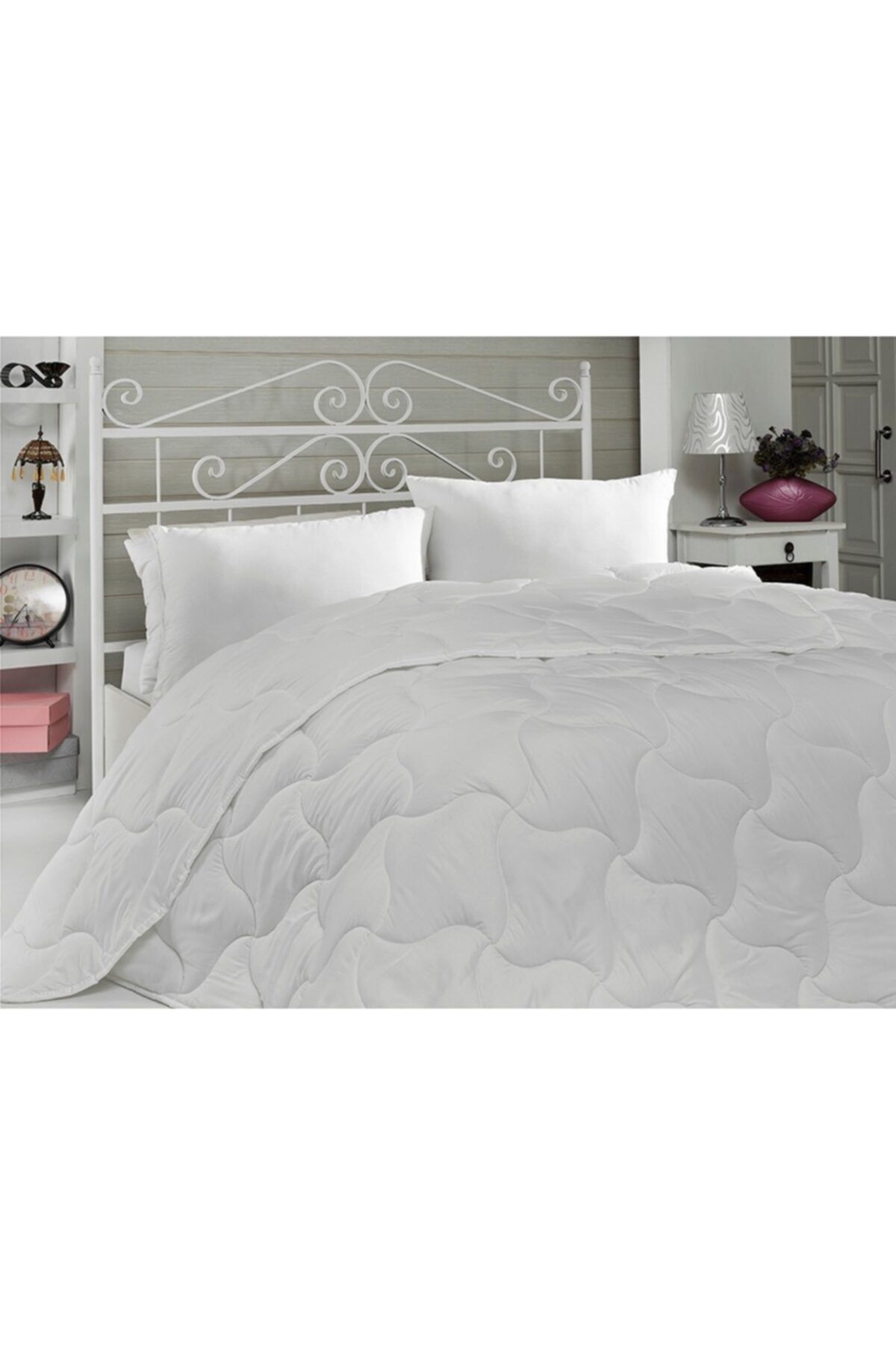 Komfort Home Extra Çift Kişilik Microfiber Yorgan Seti +2 Yastık