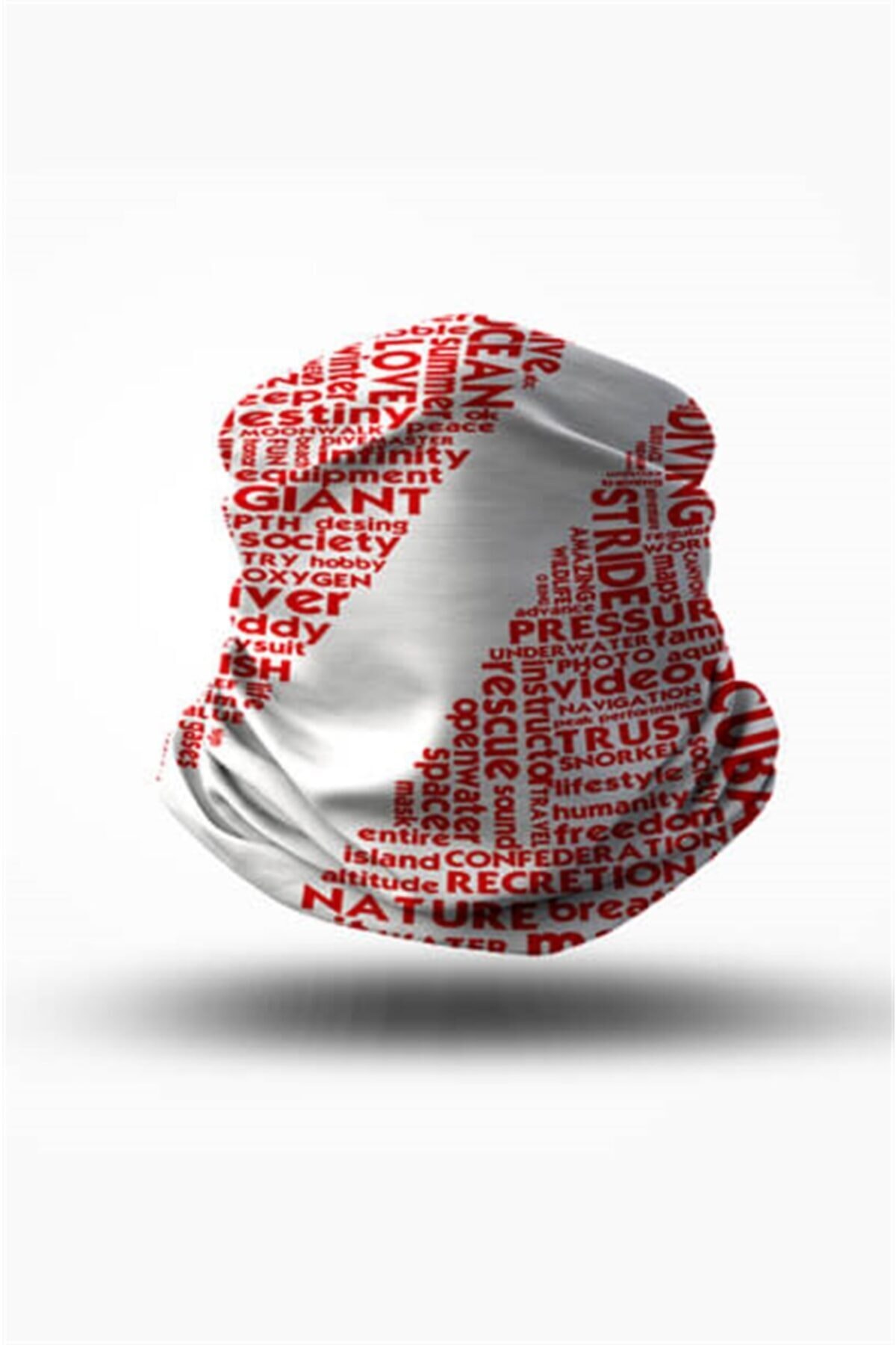 Giant Stride Scuba Tube Words Flag