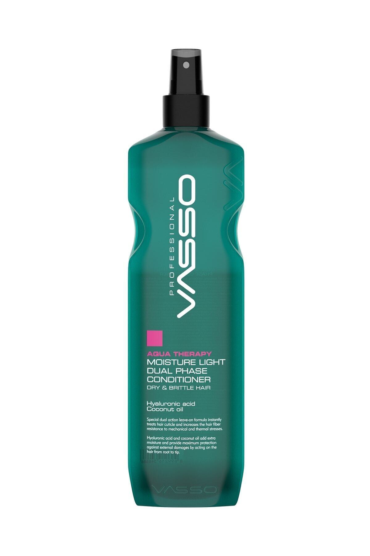 VASSO WOMEN Hindistan Cevizi Yağı Özlü Nem Yükleme Çift Fazlı Durulanmayan Sprey Krem-vasso Aqua Therapy 460 ml