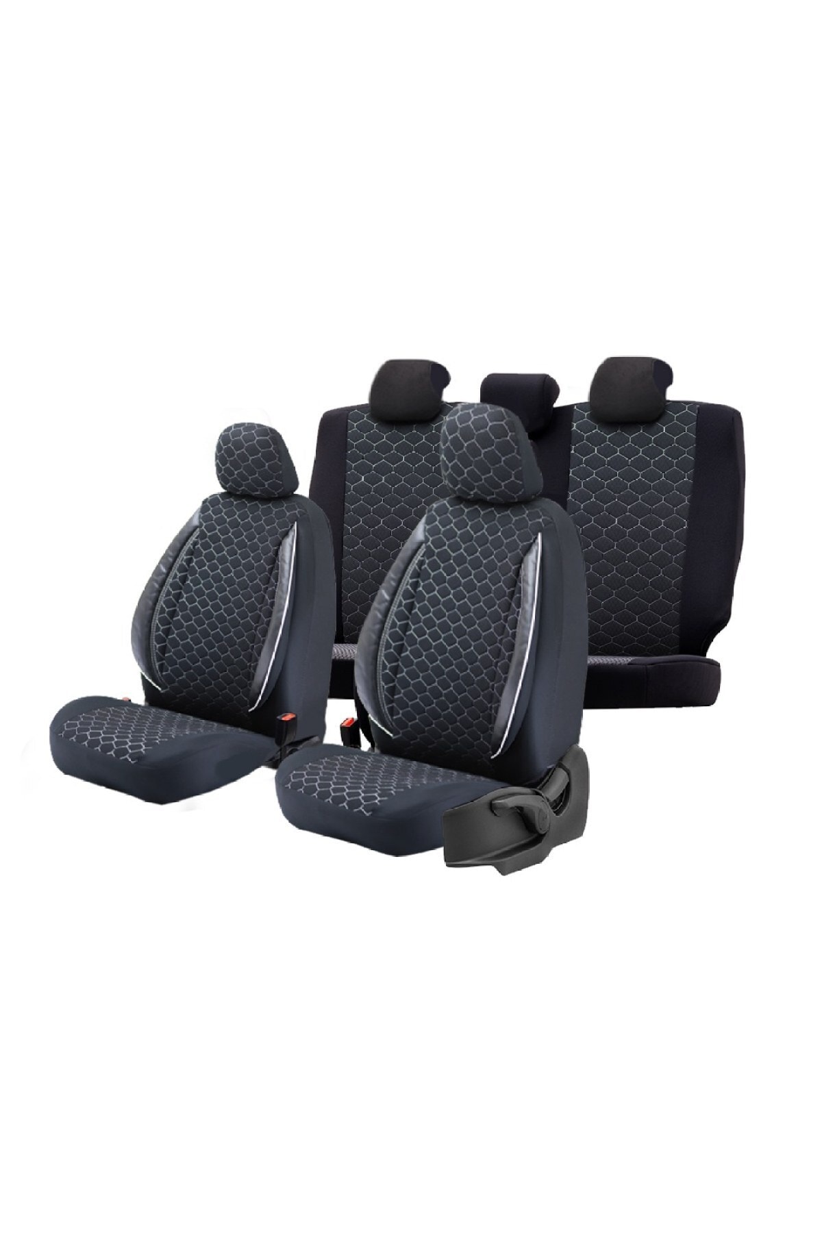 kapiyen volkswagen eos serisi uyumlu siyah beyaz oto koltuk kilifi fiyati yorumlari trendyol