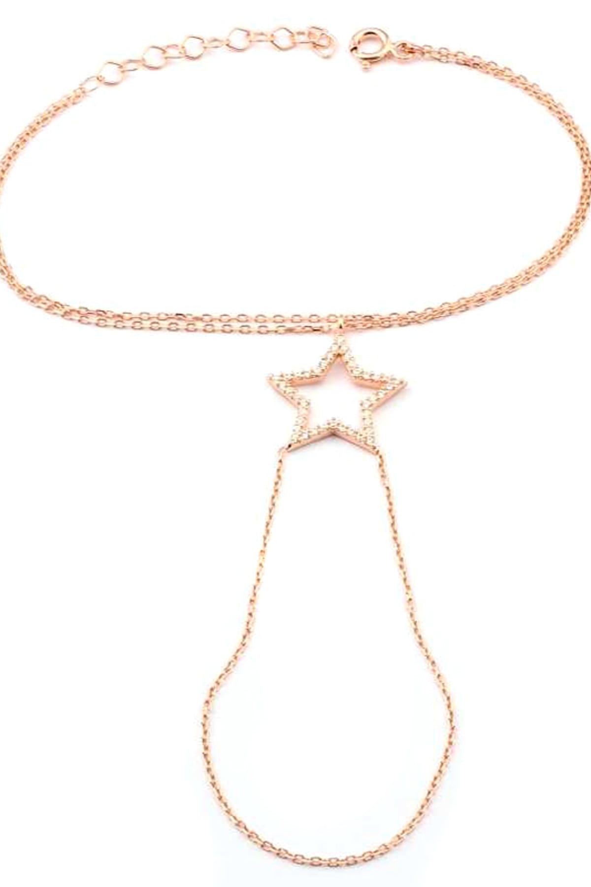 Welch Kadın Yıldız 925 Ayar Gümüş Şahmeran Bileklik WB-110