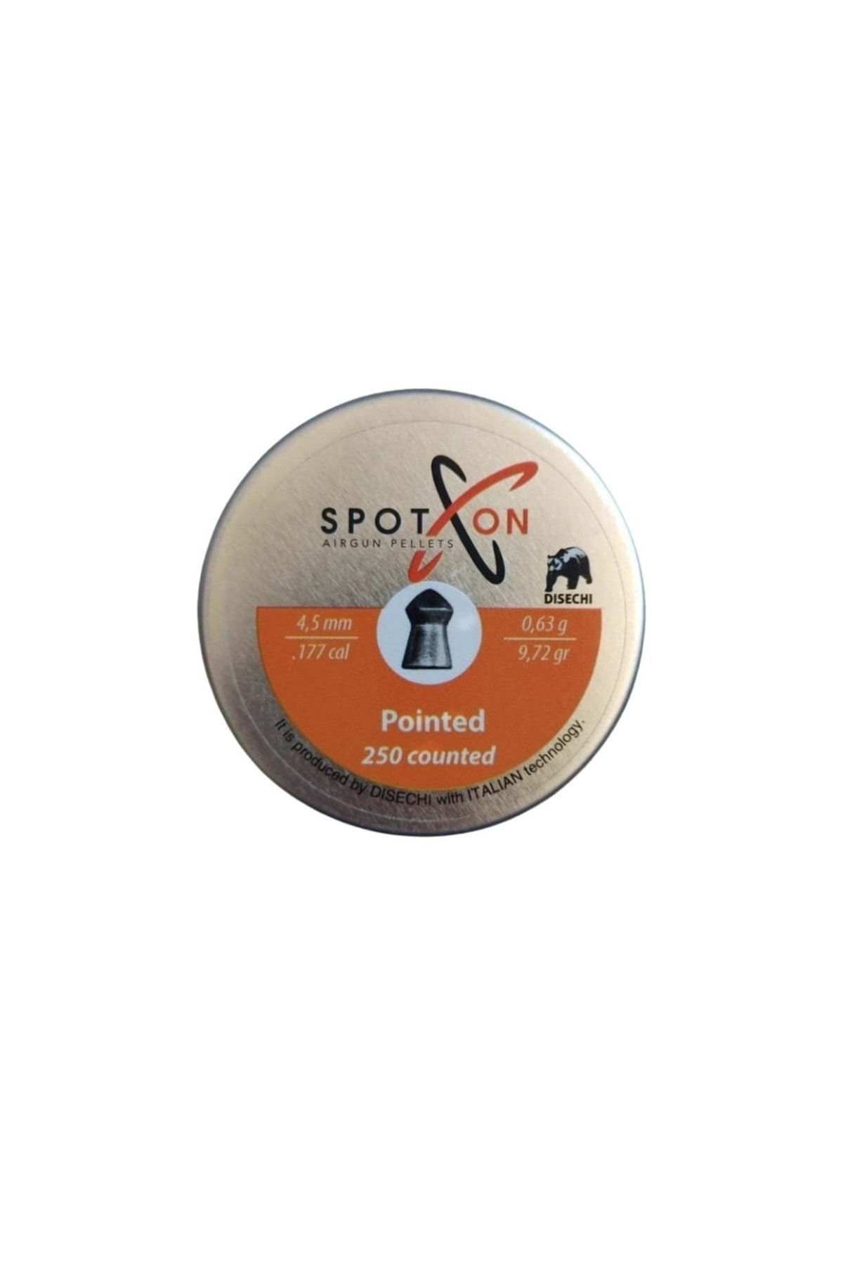Spoton Poınted 4.5mm Saçma Pellet (9.72 Graın - 250 Adet)