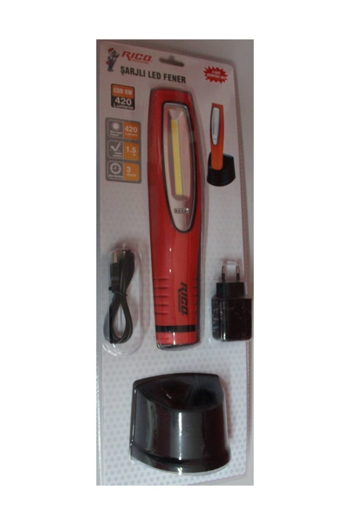 rico rc0030 sarjli led el feneri el lambasi fiyati yorumlari trendyol