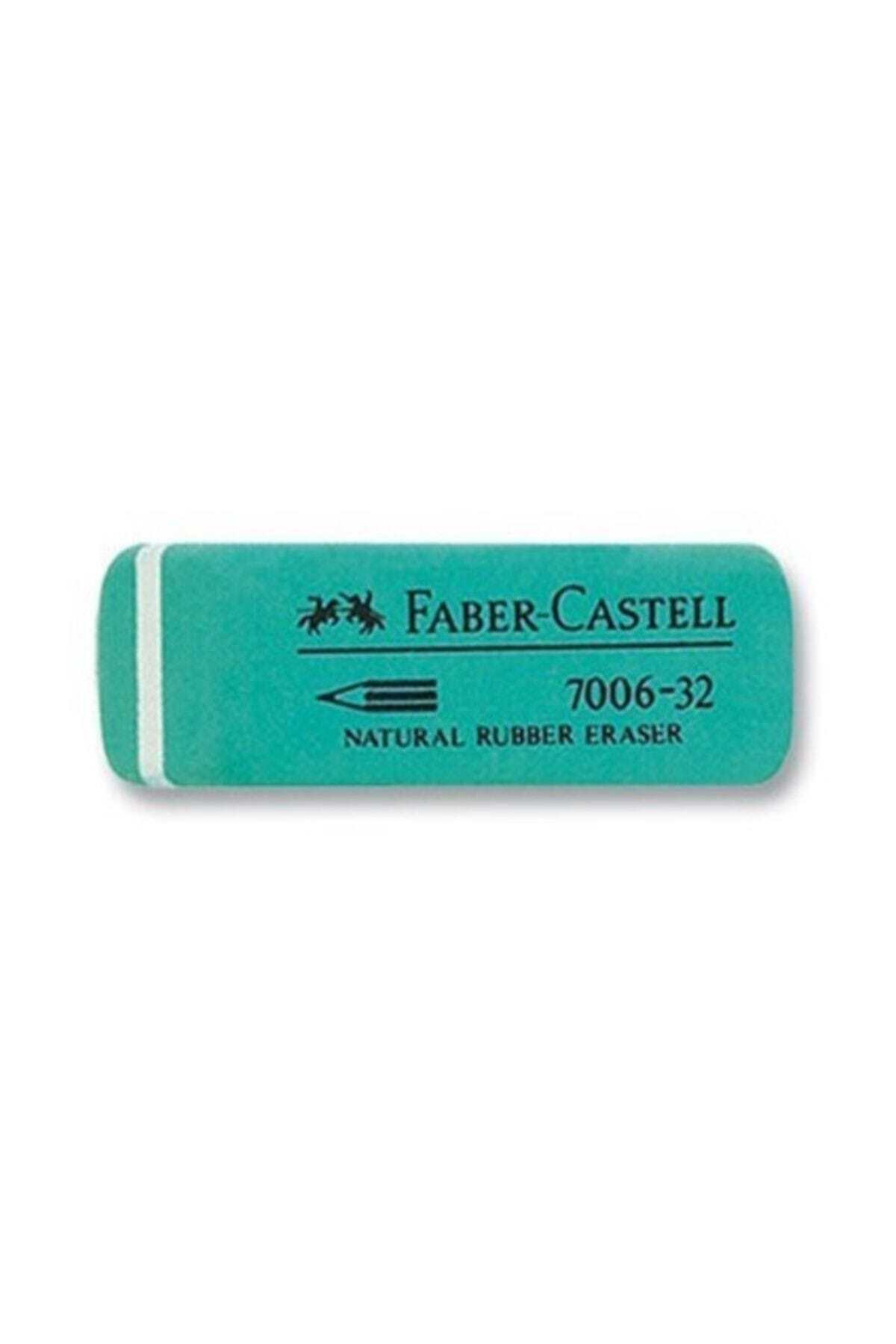 Faber Castell Faber-Castell Silgi Küçük Yeşil 32 Li 7006-32 (1 Paket 32 Adet)