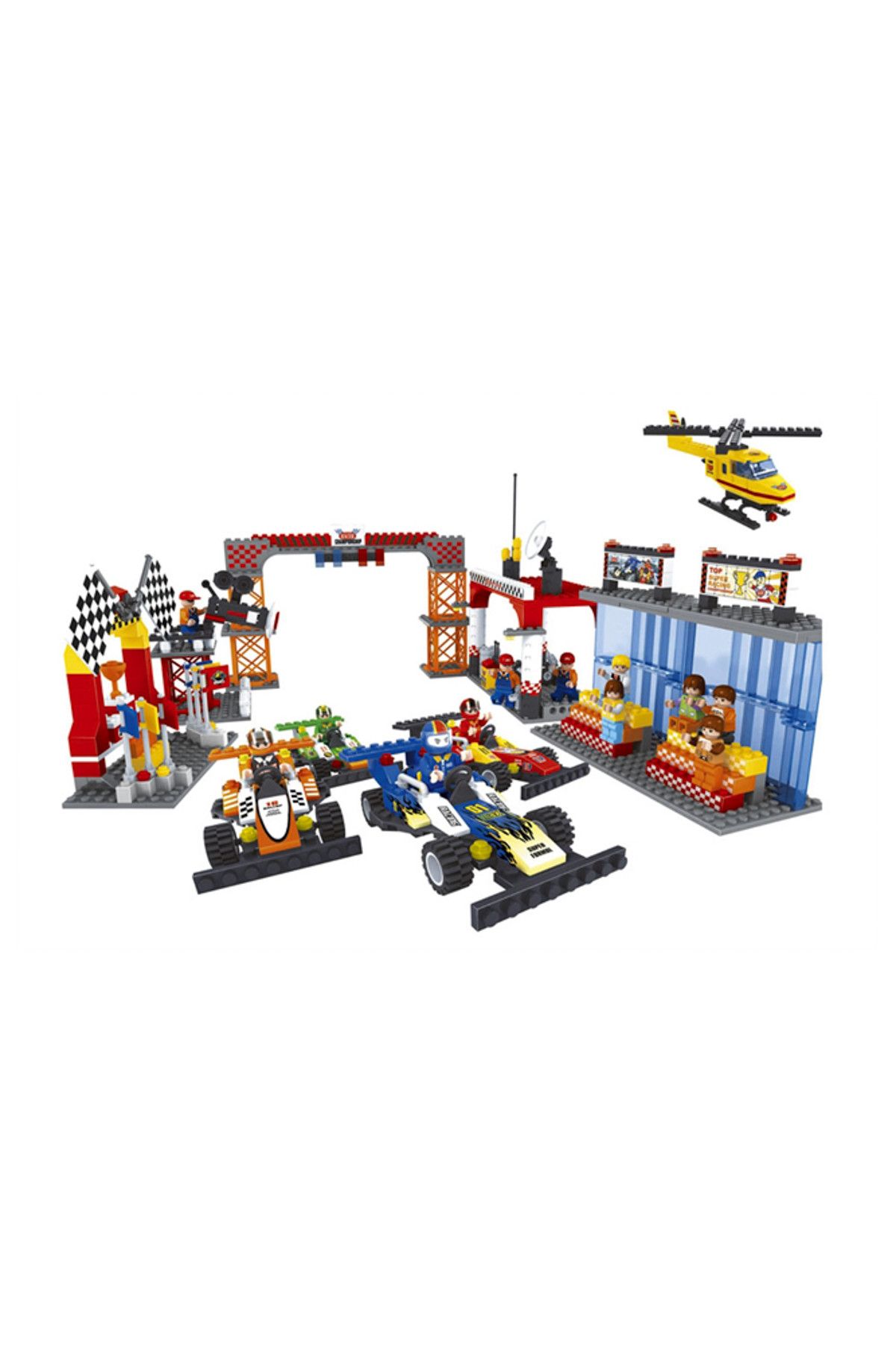 Bircan Oyuncak Lego Bricks 799 Parça Yarış Seti