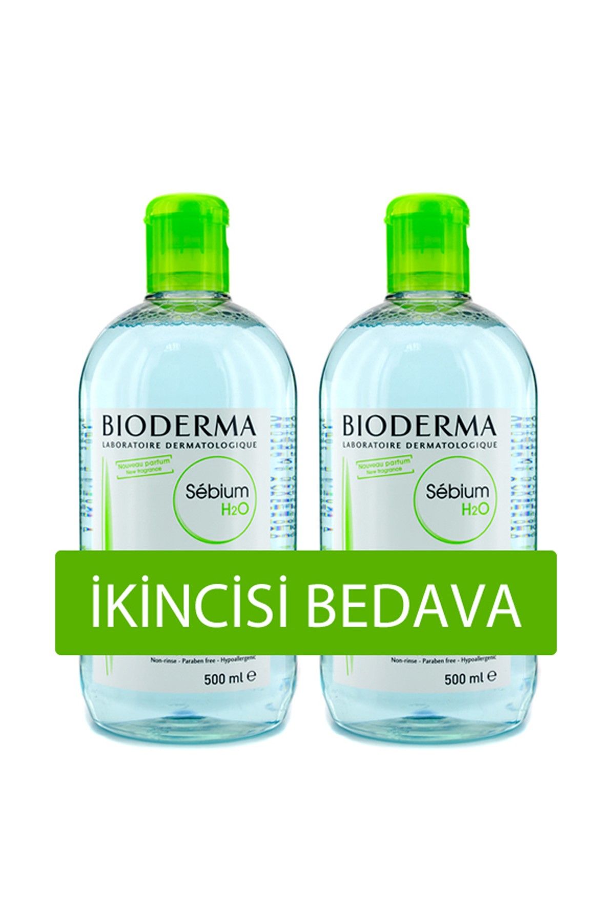 Bioderma Sebium H2O Karma ve Yağlı Ciltler için 2'li Temizleyici Solüsyon 7564585