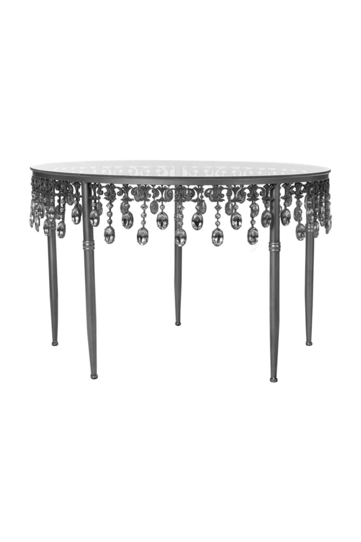 Vitale Raw Kristal Taşlı Orta Sehpa AK.GA0006