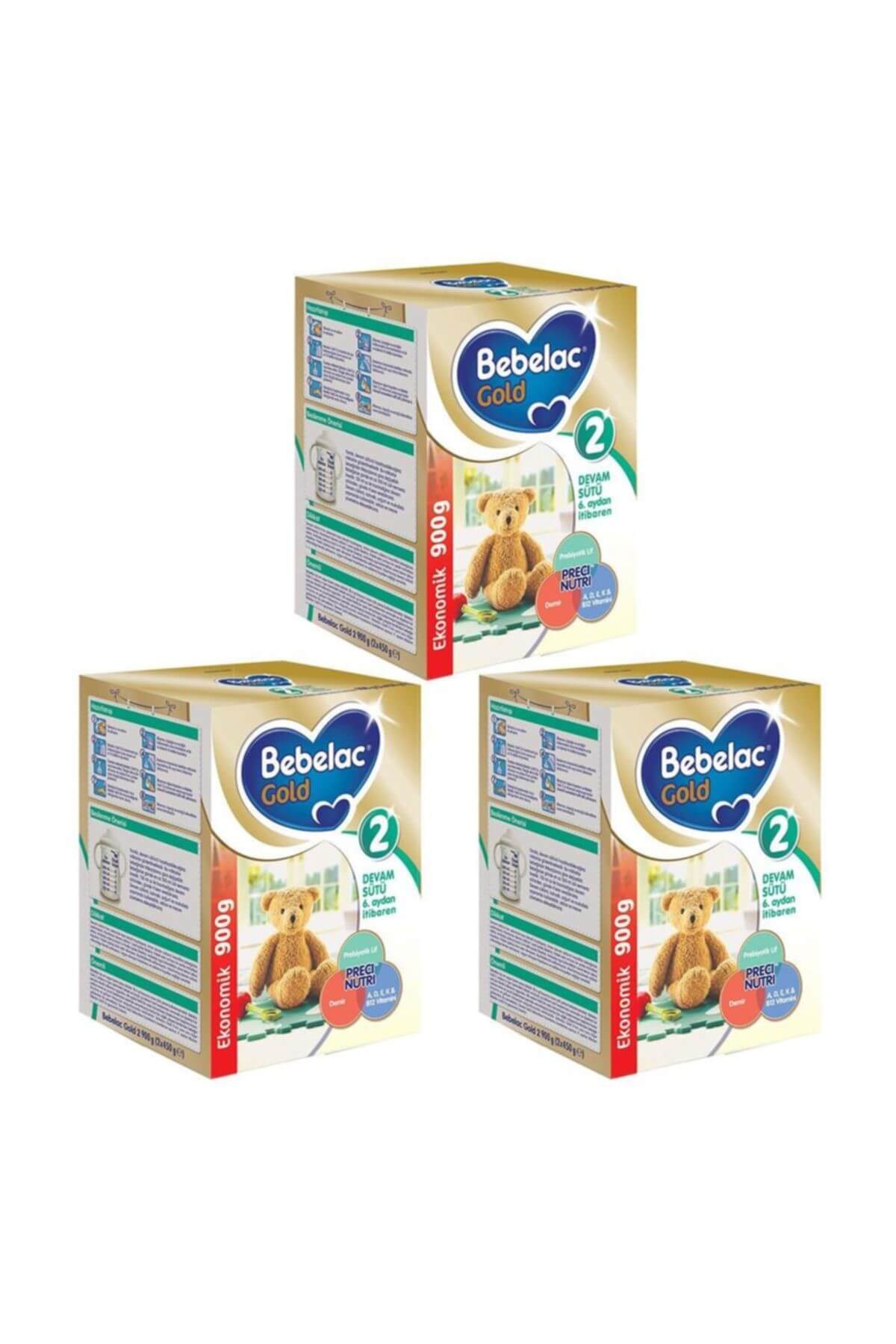 Bebelac Gold 2 Devam Sütü 900 Gr 3 Adet